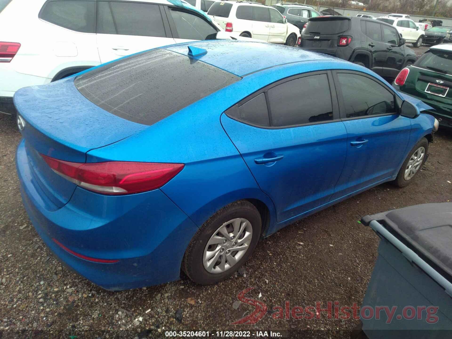 KMHD74LF1HU098119 2017 HYUNDAI ELANTRA