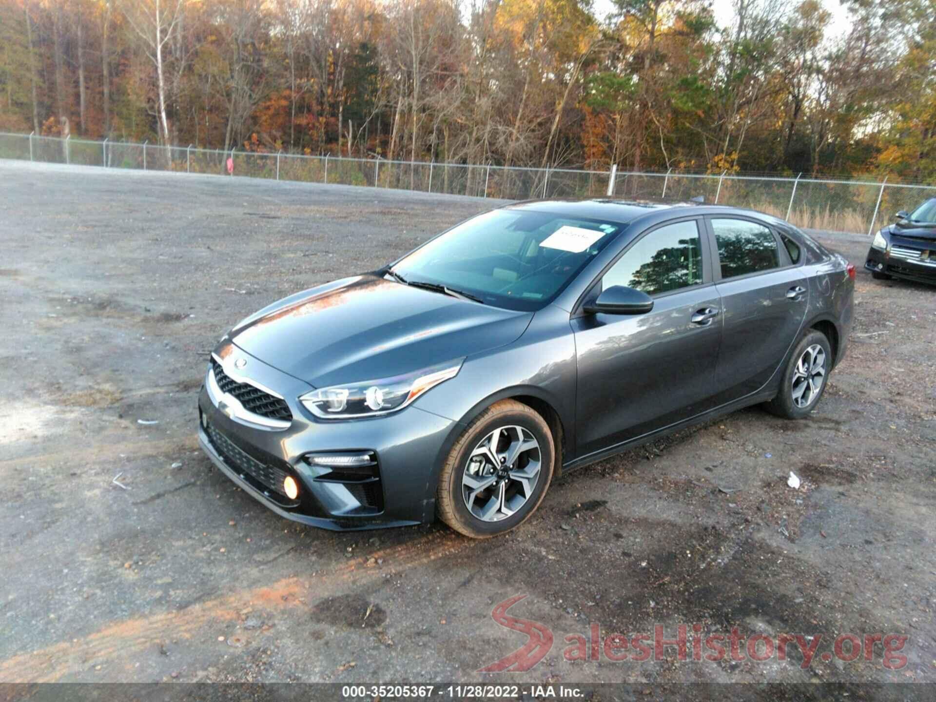 3KPF24AD1LE236360 2020 KIA FORTE