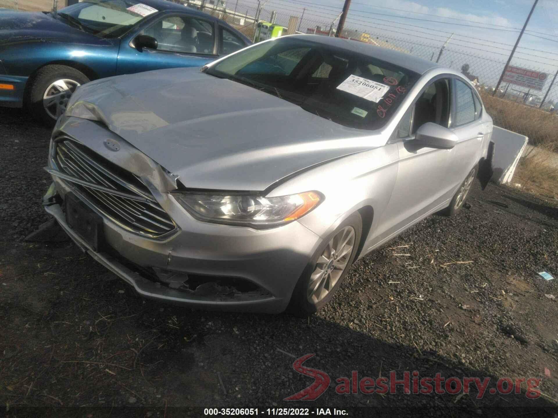 3FA6P0H79HR380240 2017 FORD FUSION