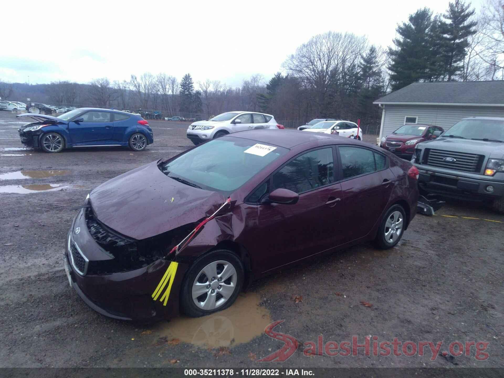 3KPFK4A74JE183922 2018 KIA FORTE