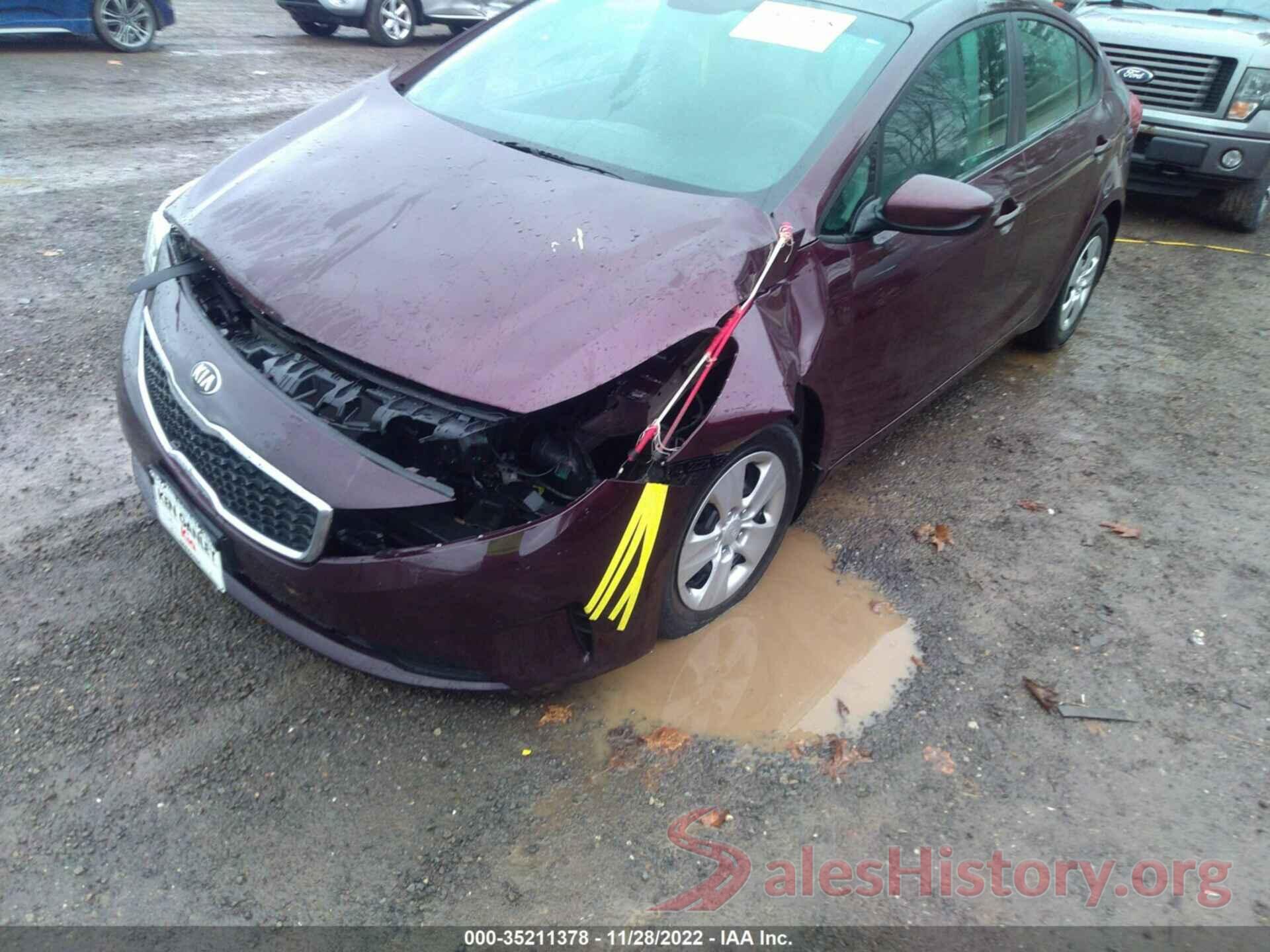 3KPFK4A74JE183922 2018 KIA FORTE