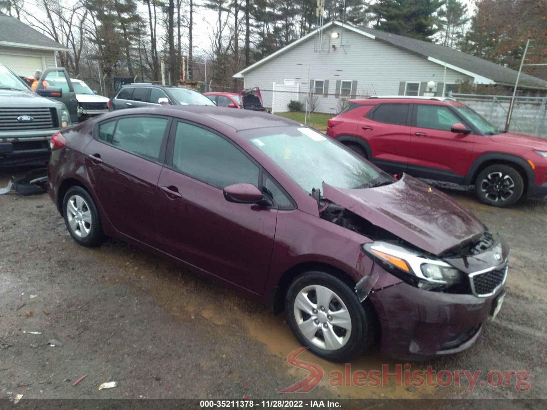 3KPFK4A74JE183922 2018 KIA FORTE