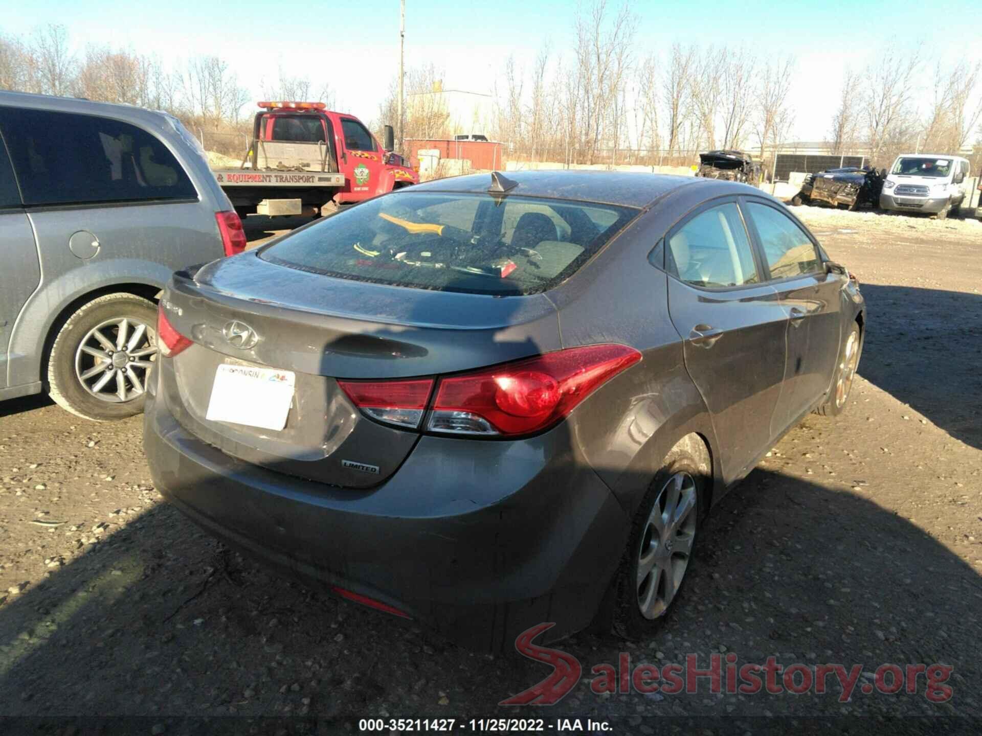 5NPDH4AE7DH153706 2013 HYUNDAI ELANTRA