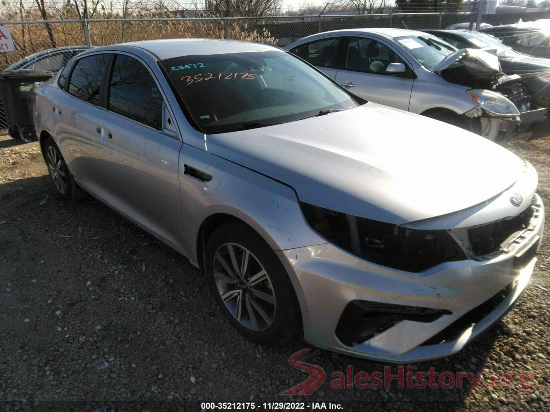 5XXGT4L34KG377032 2019 KIA OPTIMA