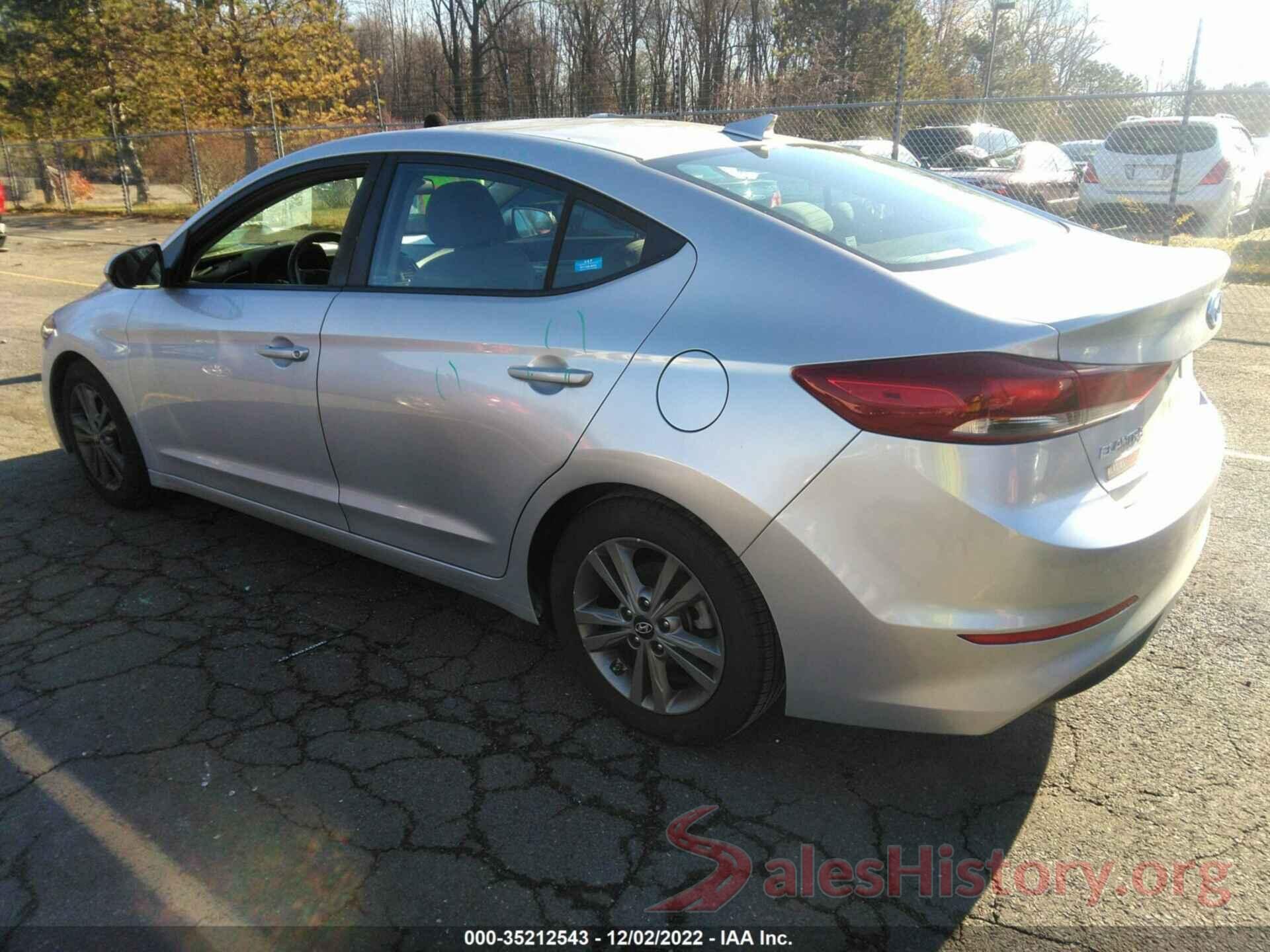 5NPD84LF5JH258133 2018 HYUNDAI ELANTRA