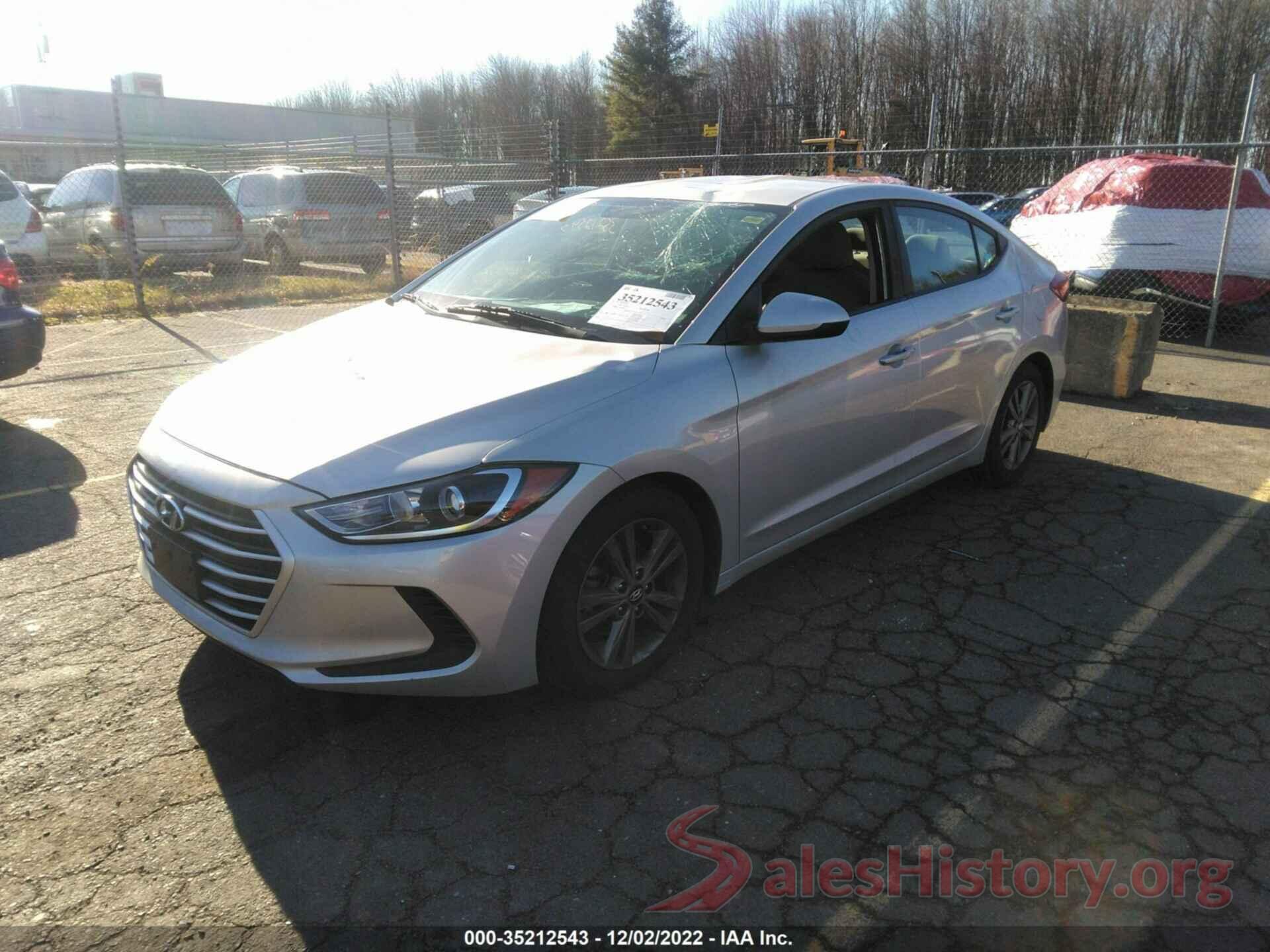 5NPD84LF5JH258133 2018 HYUNDAI ELANTRA