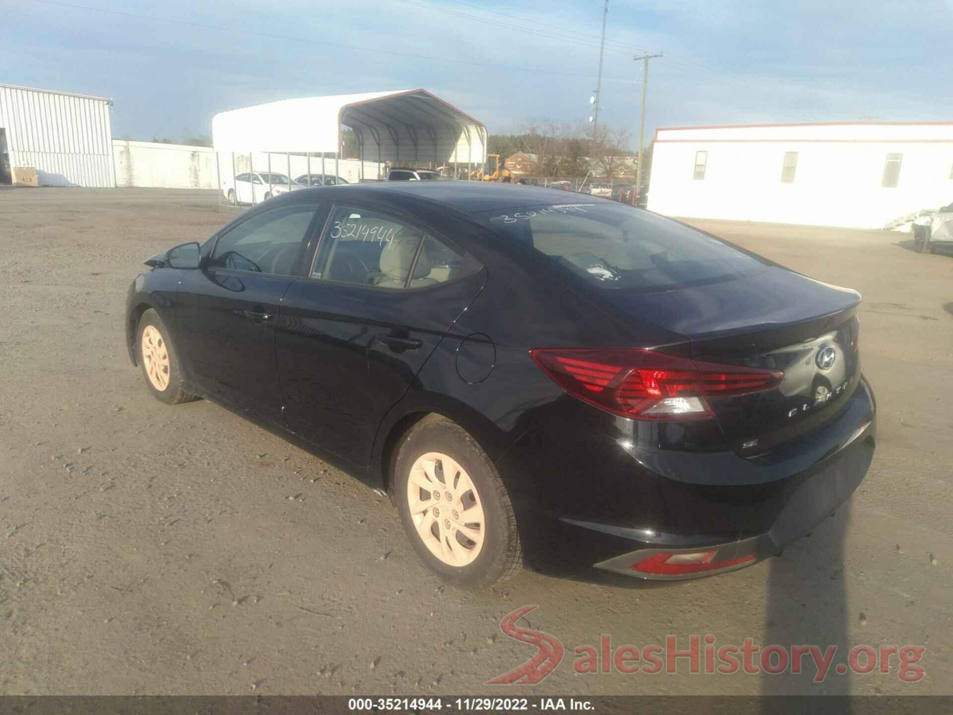 5NPD74LF1LH520803 2020 HYUNDAI ELANTRA