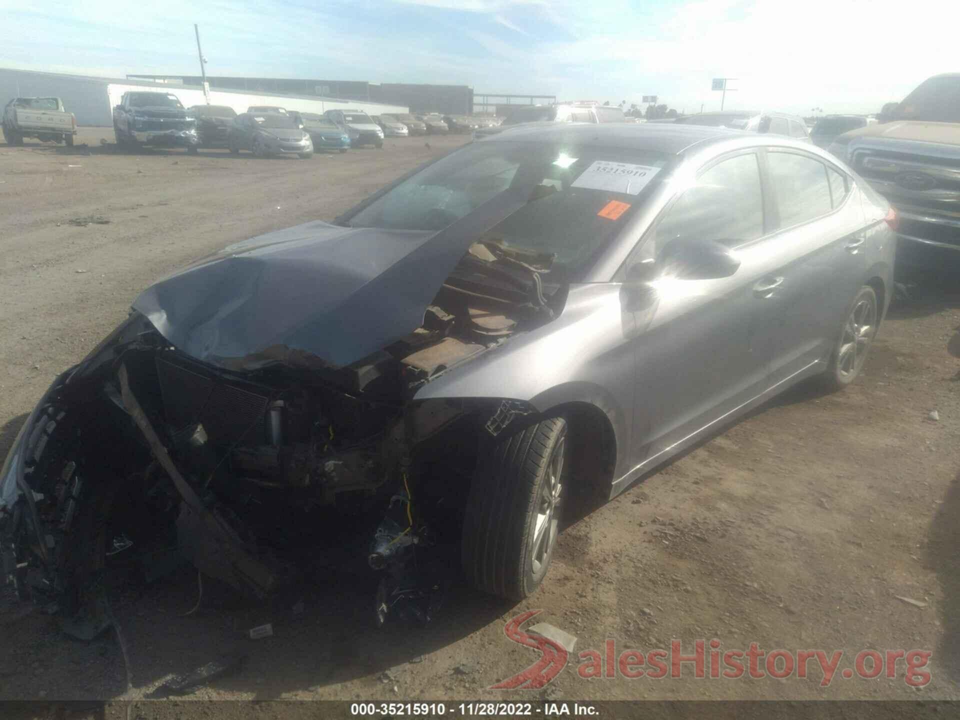 5NPD84LF3JH339955 2018 HYUNDAI ELANTRA