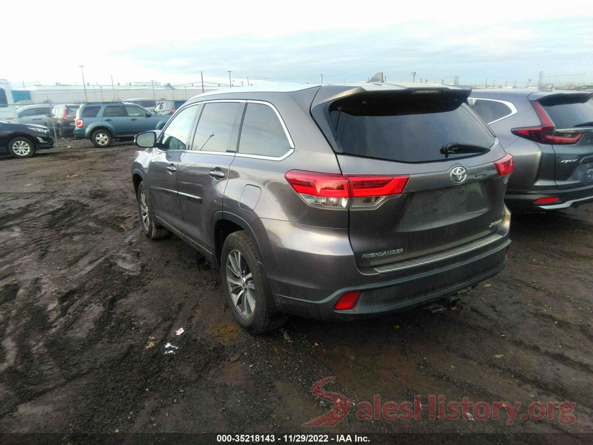 5TDJZRFH9HS467101 2017 TOYOTA HIGHLANDER