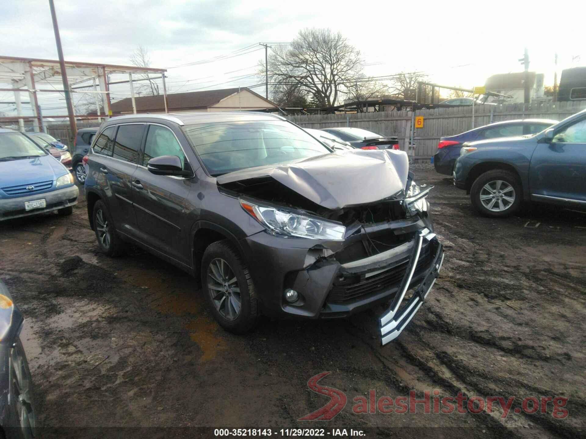 5TDJZRFH9HS467101 2017 TOYOTA HIGHLANDER