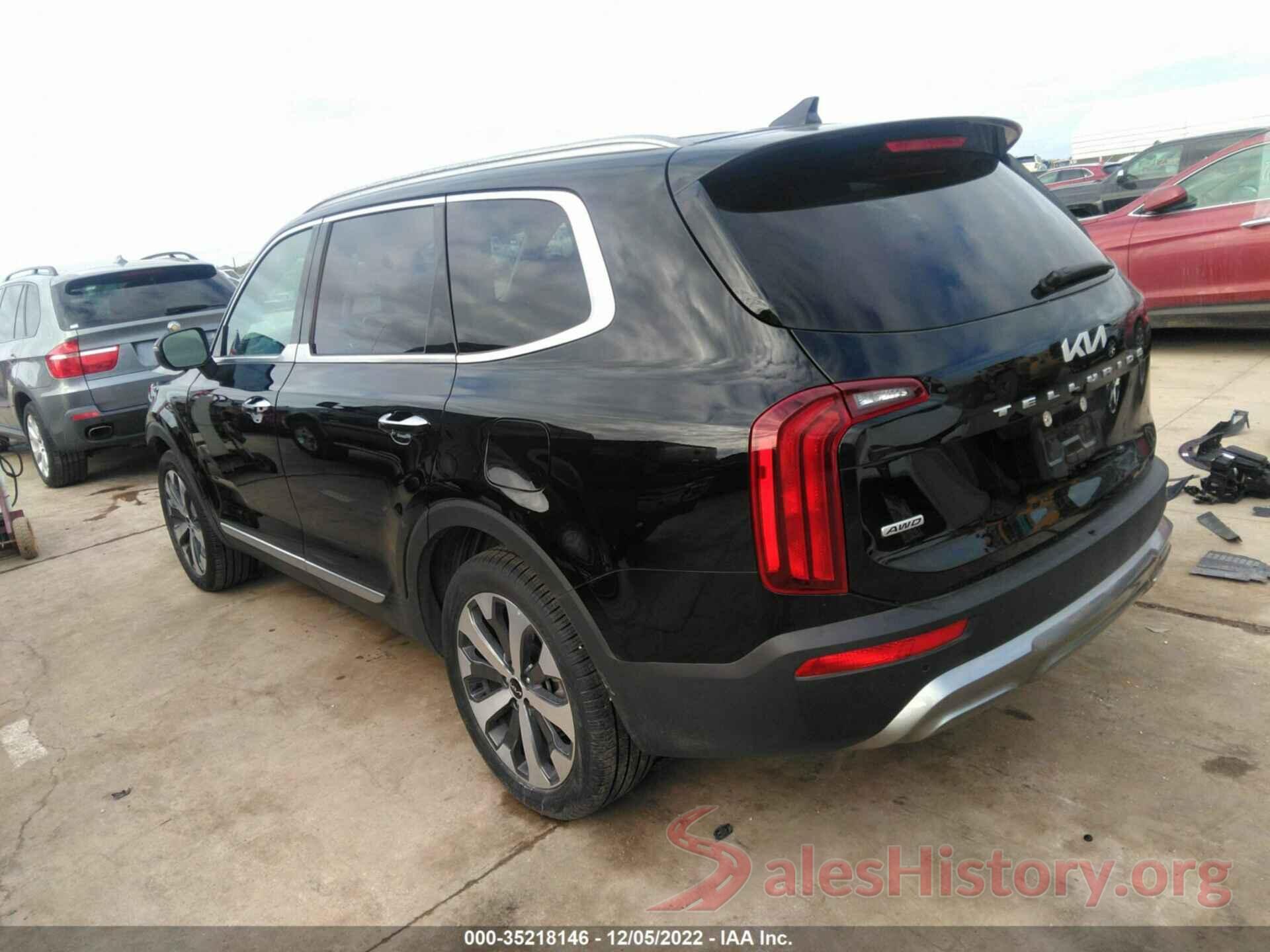 5XYP6DHC5NG273259 2022 KIA TELLURIDE