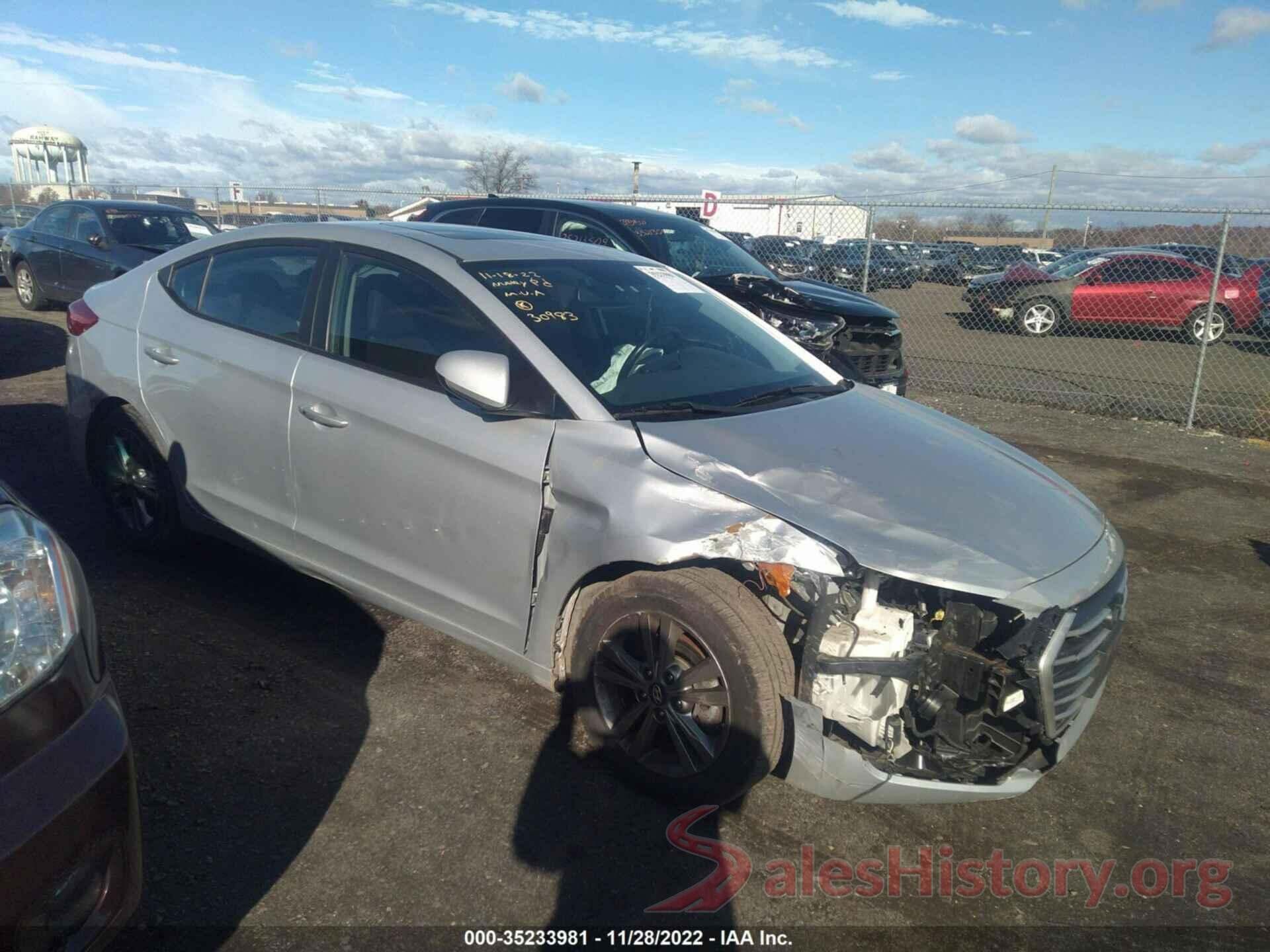 5NPD84LF6JH239140 2018 HYUNDAI ELANTRA