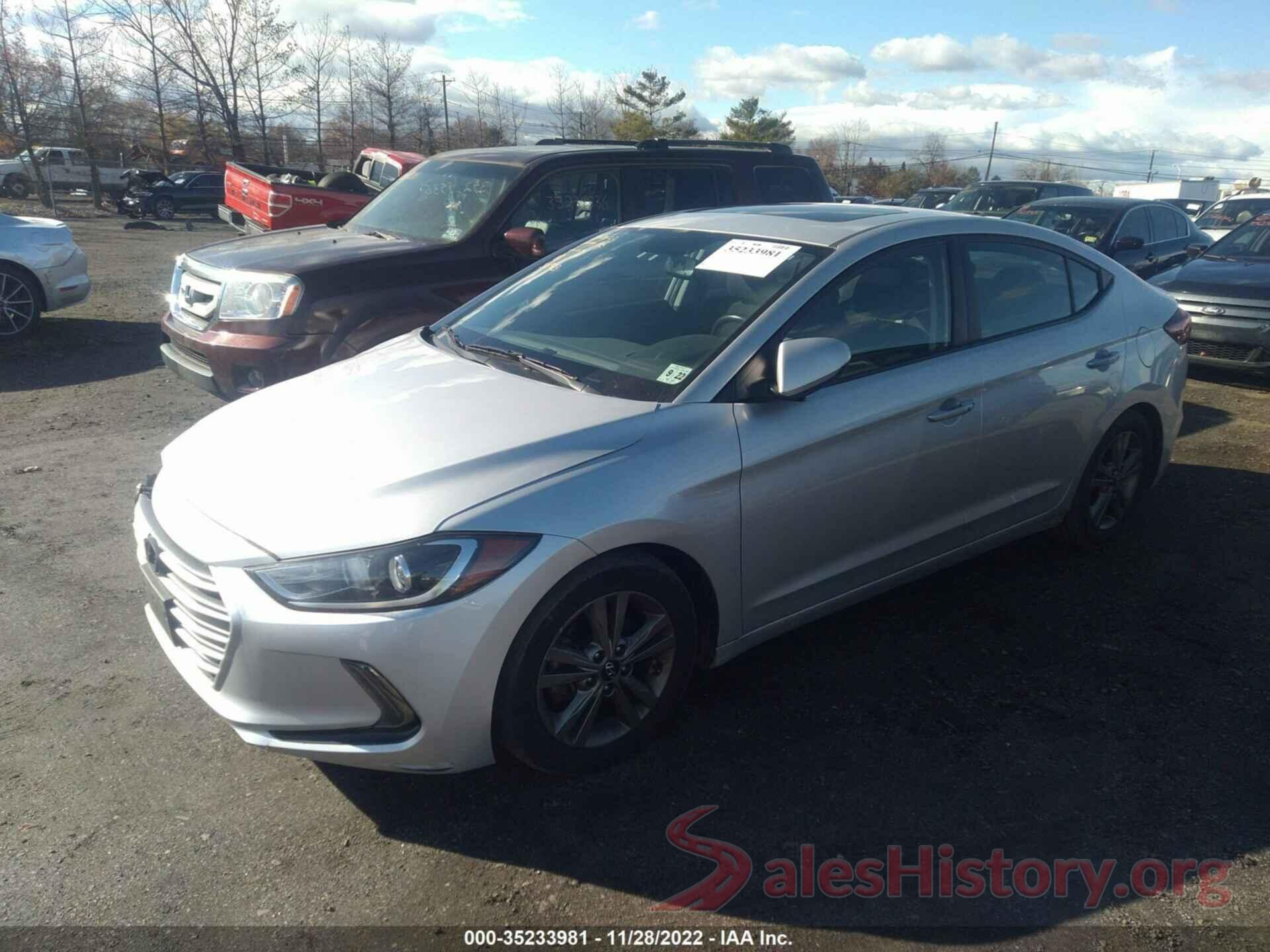 5NPD84LF6JH239140 2018 HYUNDAI ELANTRA