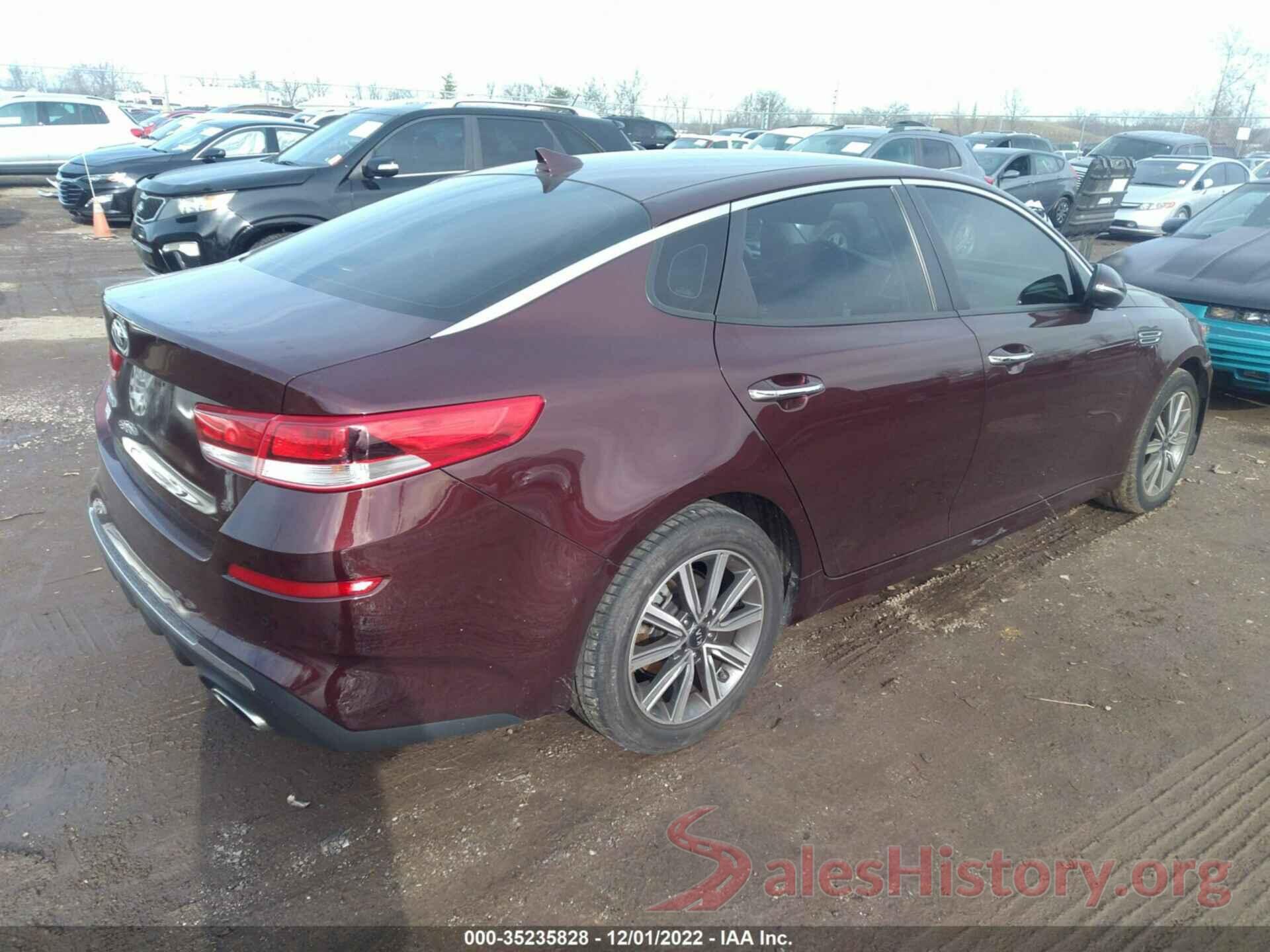 5XXGT4L34KG370257 2019 KIA OPTIMA