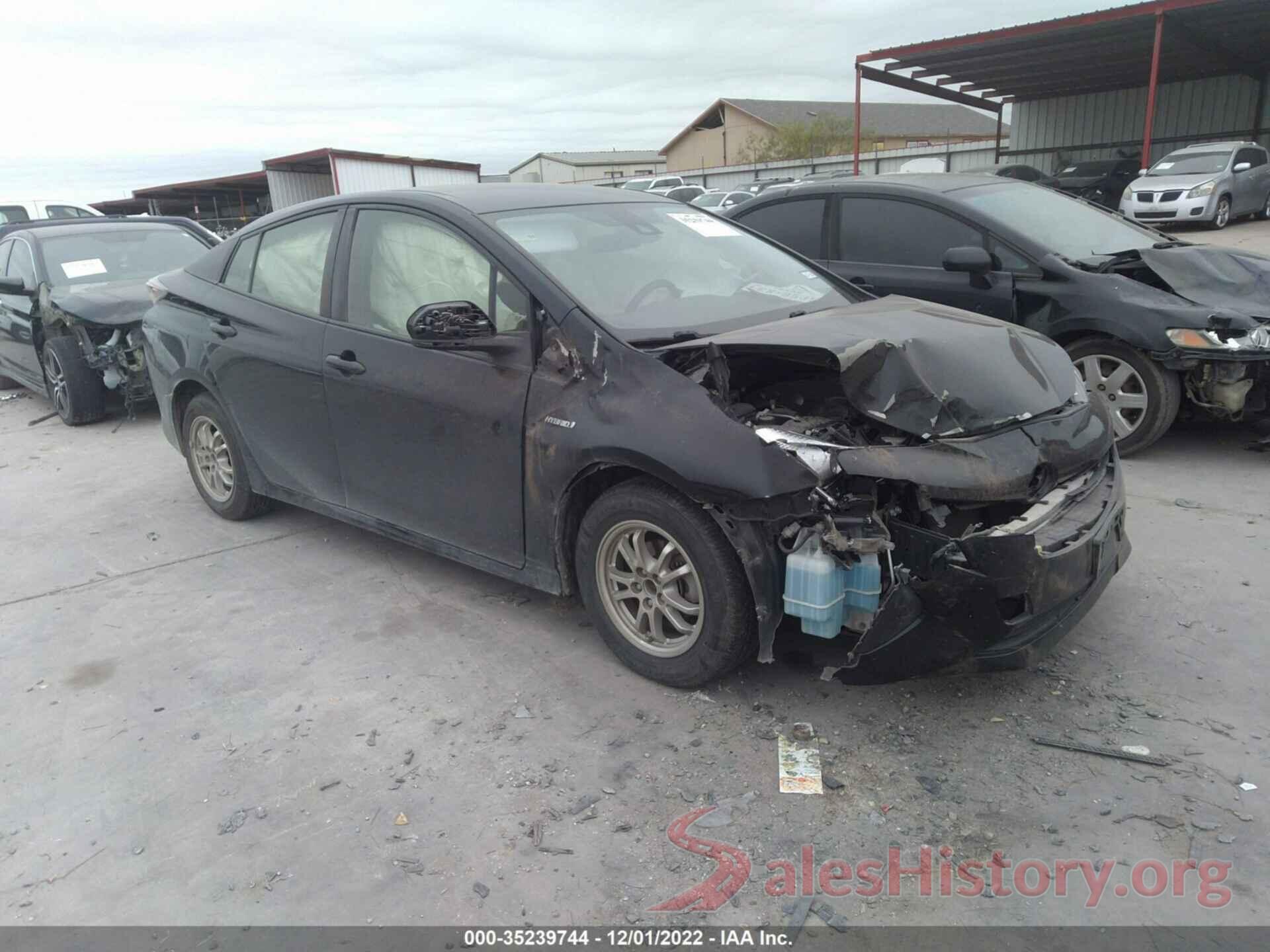 JTDKBRFU2H3547668 2017 TOYOTA PRIUS