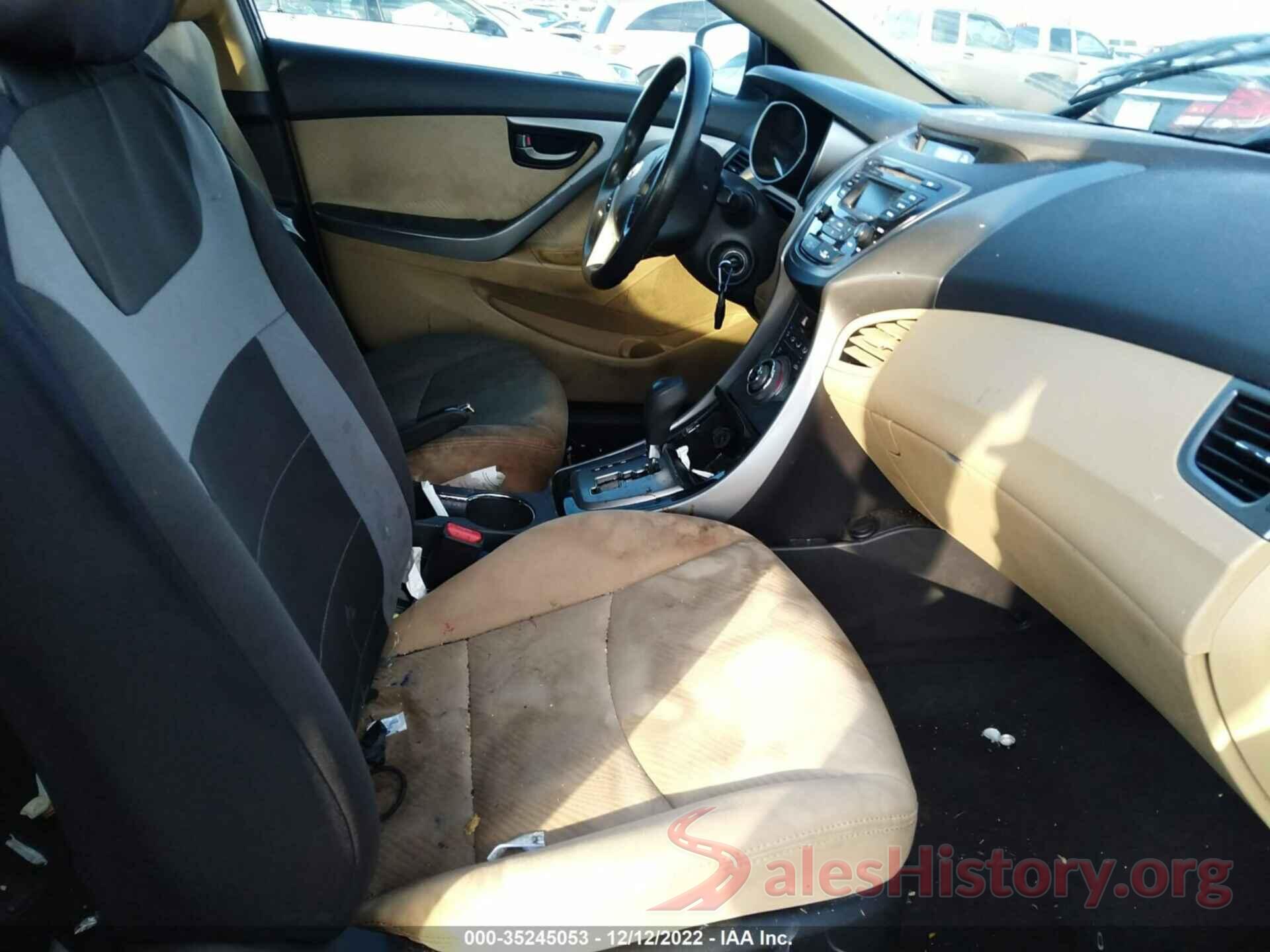 KMHDH4AEXDU916187 2013 HYUNDAI ELANTRA