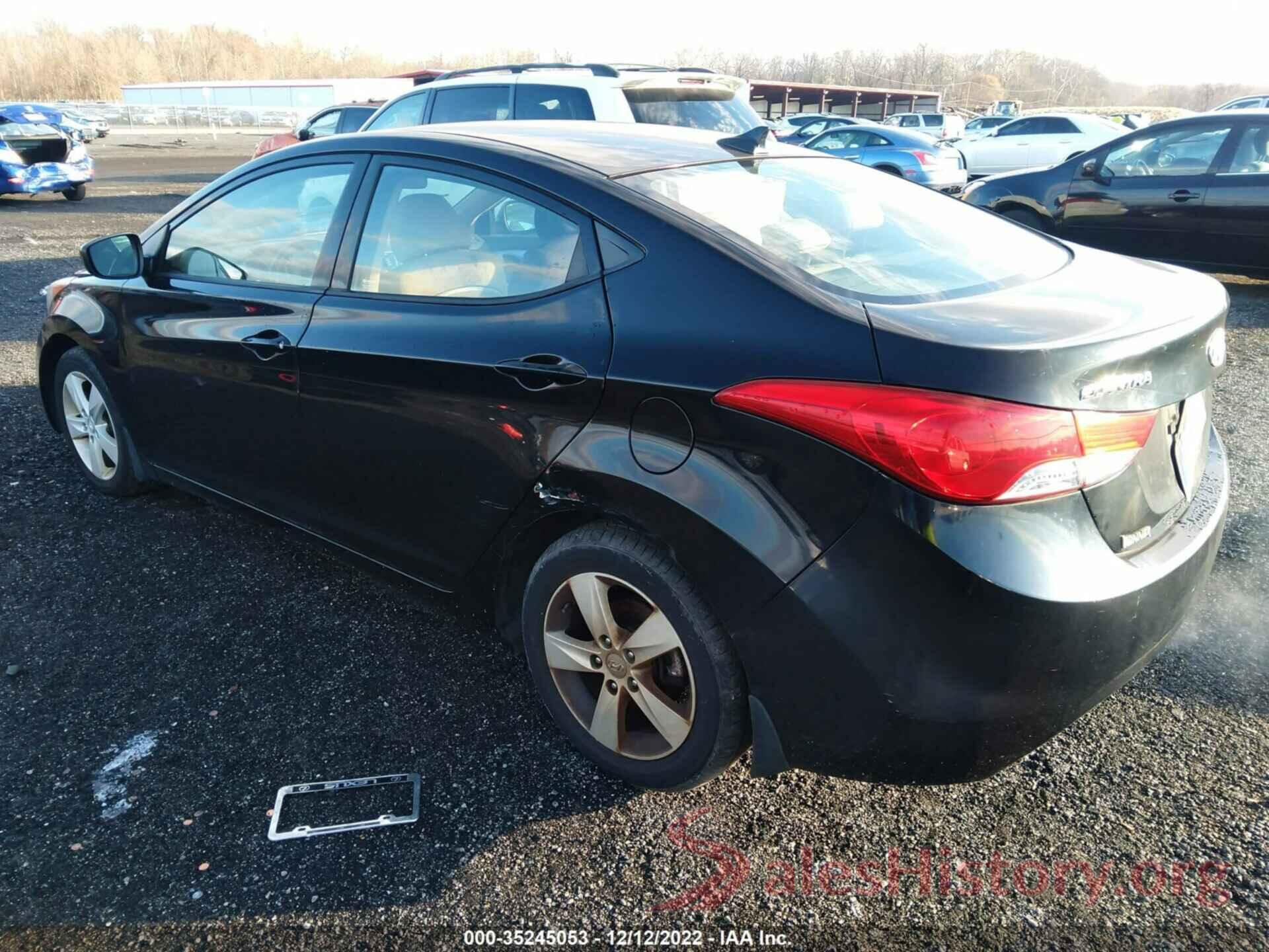 KMHDH4AEXDU916187 2013 HYUNDAI ELANTRA