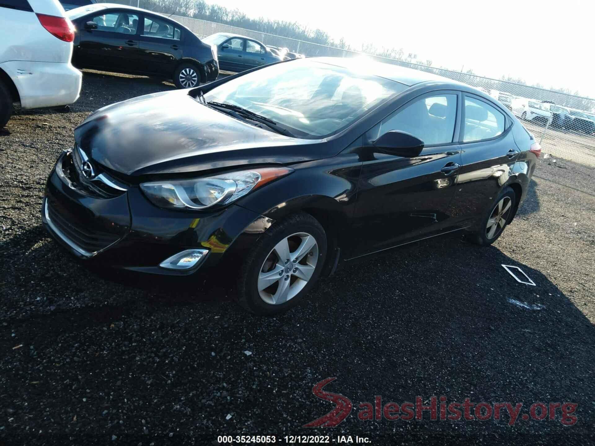 KMHDH4AEXDU916187 2013 HYUNDAI ELANTRA