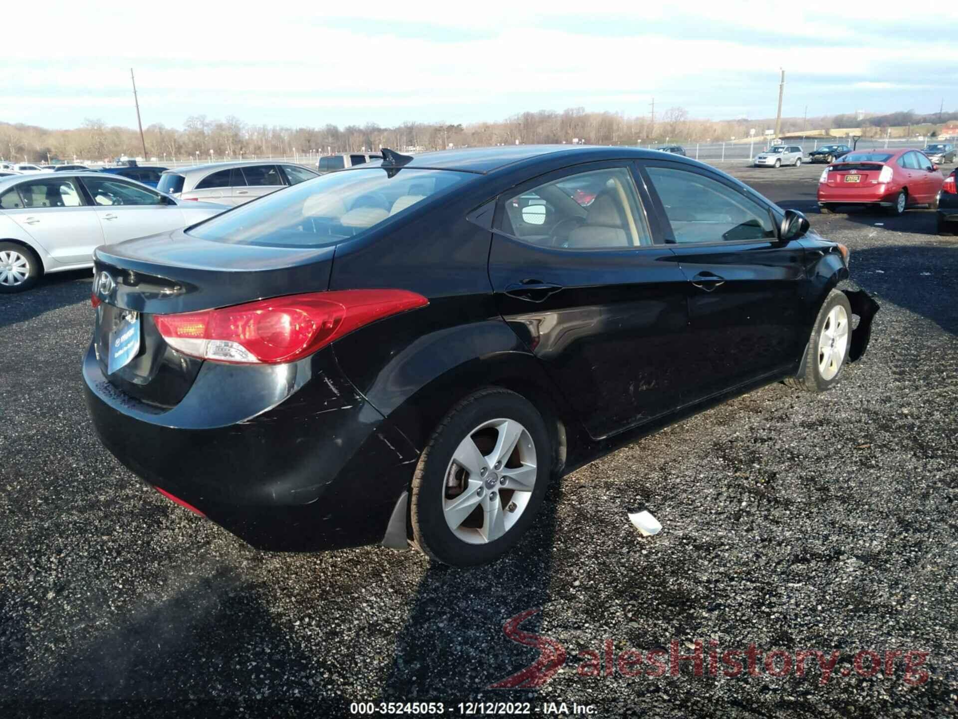 KMHDH4AEXDU916187 2013 HYUNDAI ELANTRA