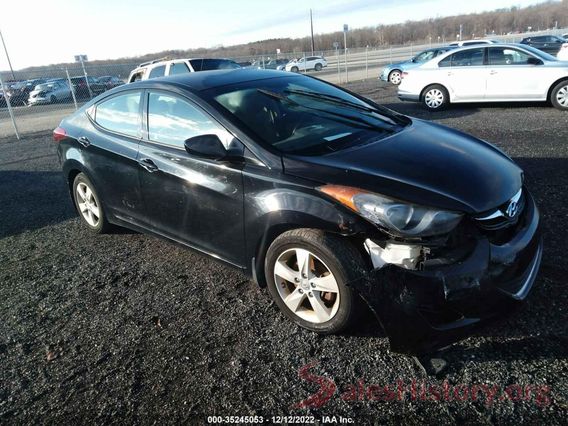 KMHDH4AEXDU916187 2013 HYUNDAI ELANTRA