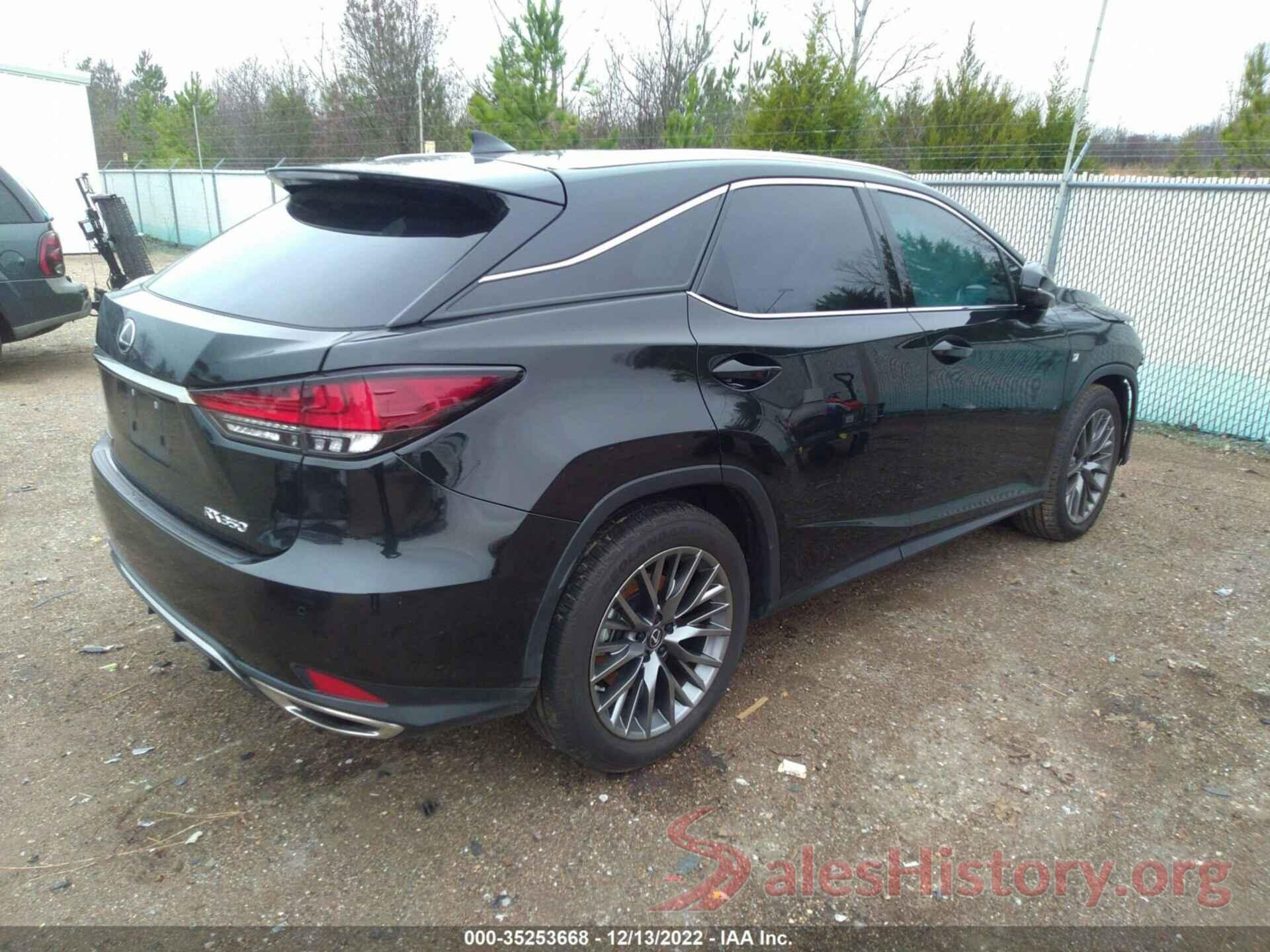 2T2YZMDAXLC223011 2020 LEXUS RX