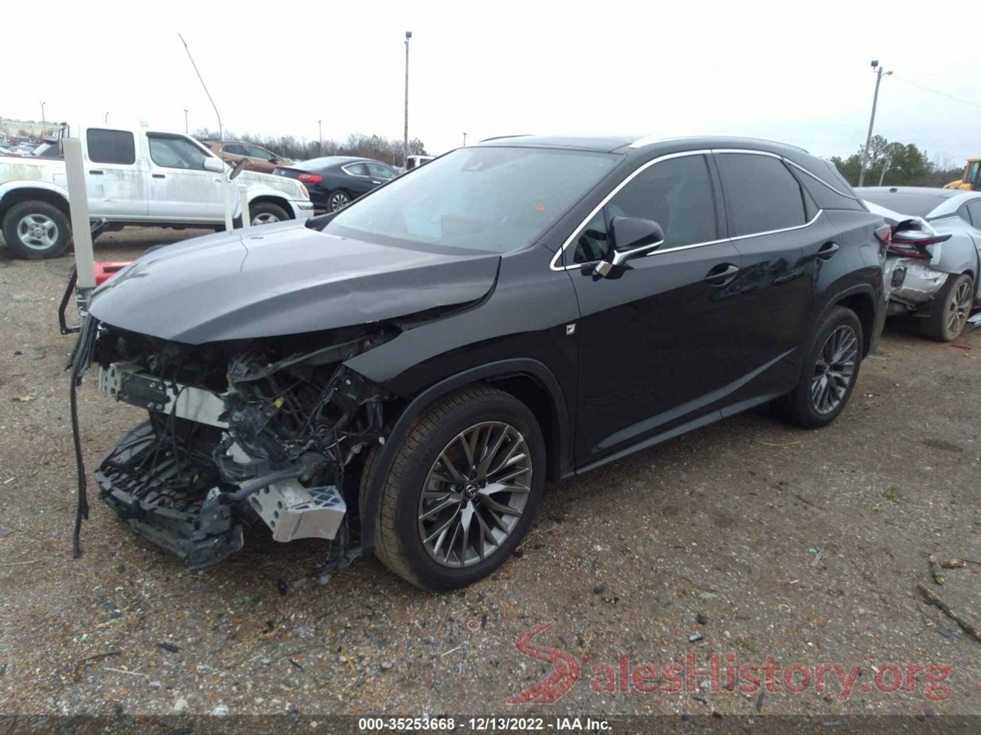 2T2YZMDAXLC223011 2020 LEXUS RX