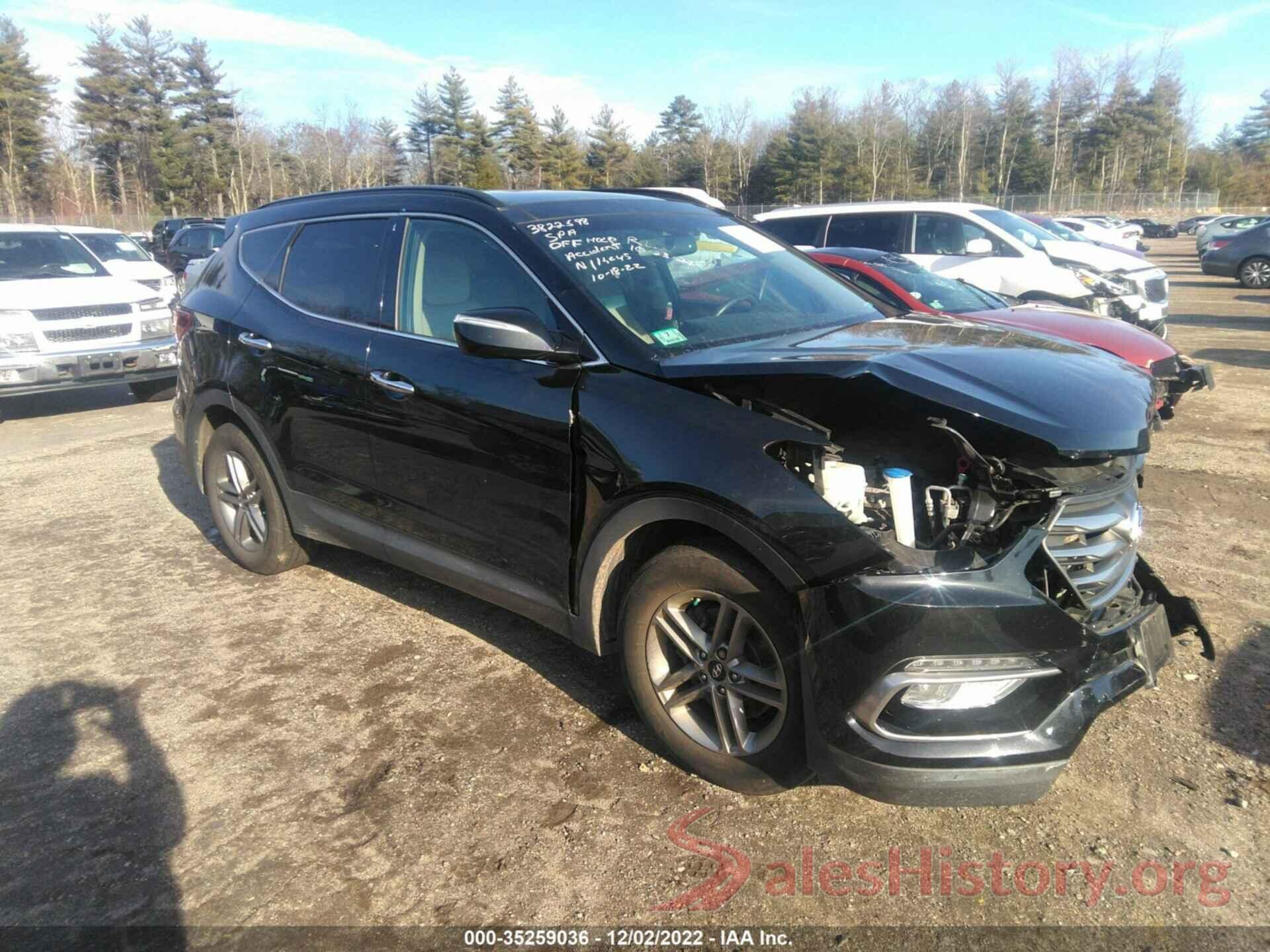 5XYZUDLB5HG470160 2017 HYUNDAI SANTA FE SPORT