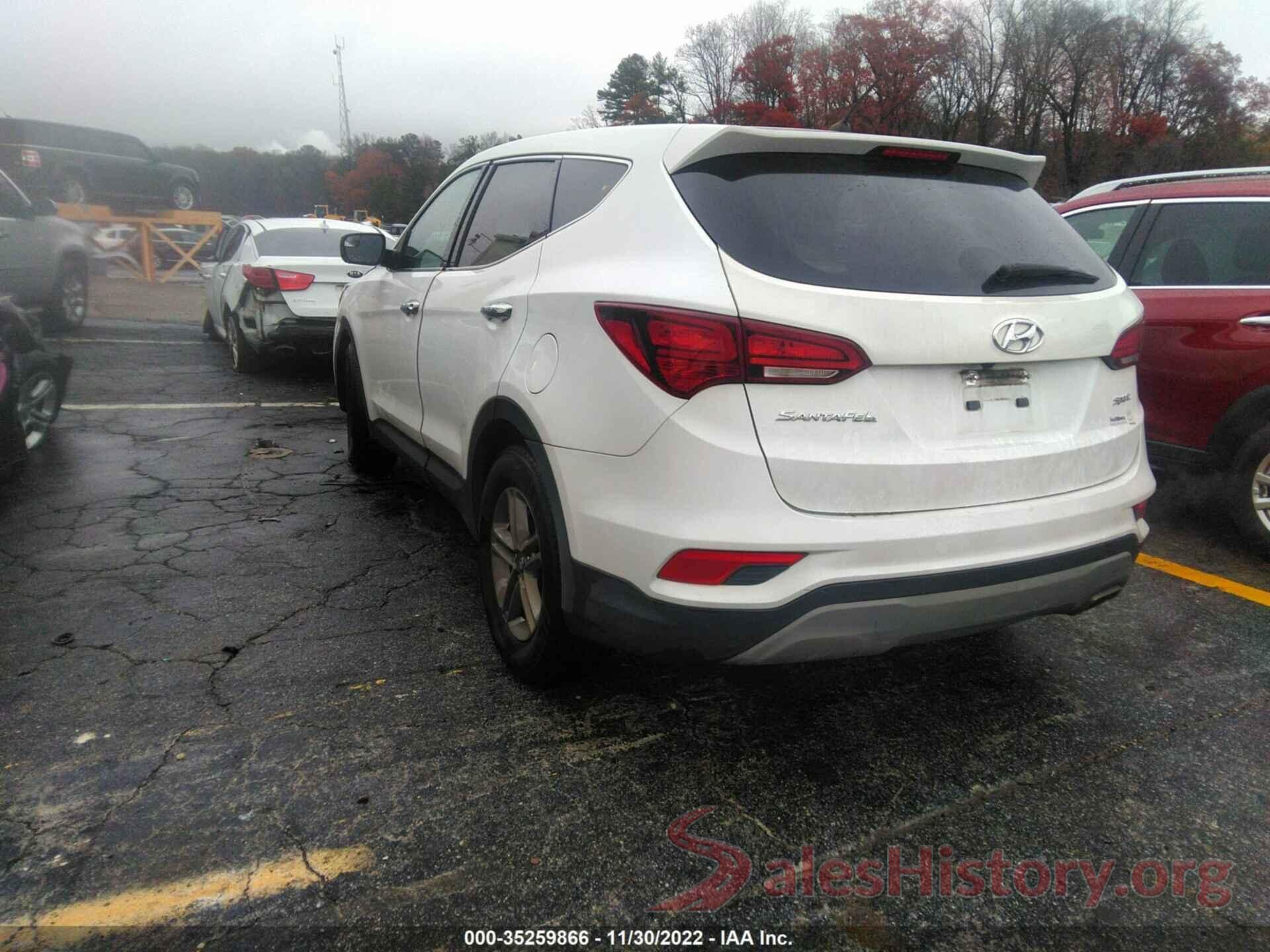 5NMZT3LB5JH086047 2018 HYUNDAI SANTA FE SPORT