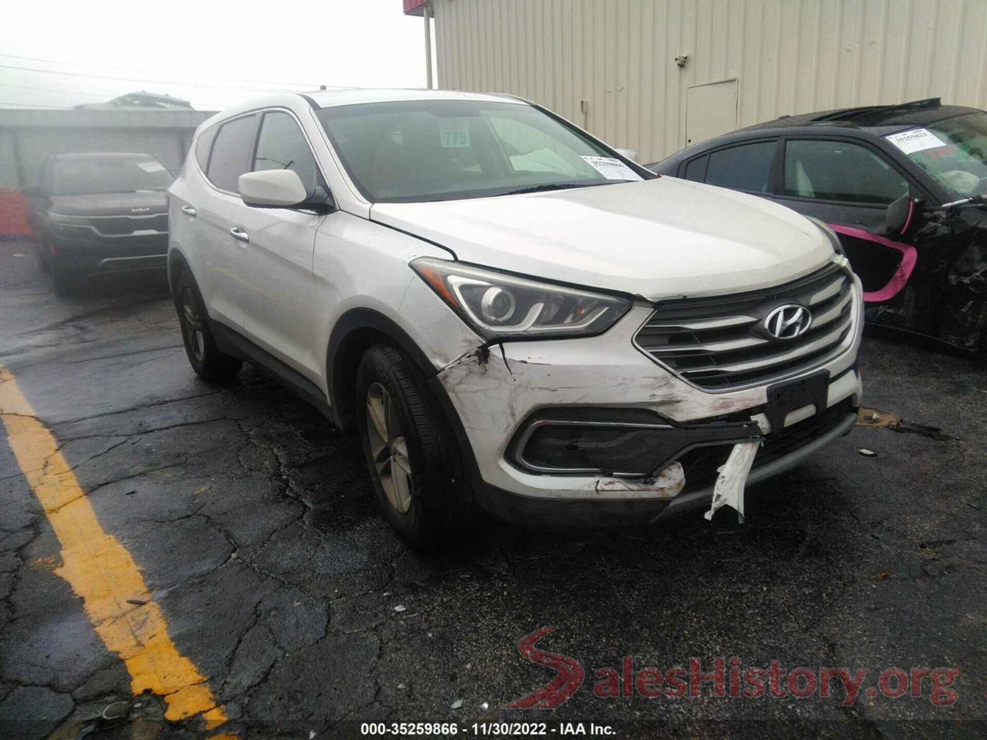 5NMZT3LB5JH086047 2018 HYUNDAI SANTA FE SPORT