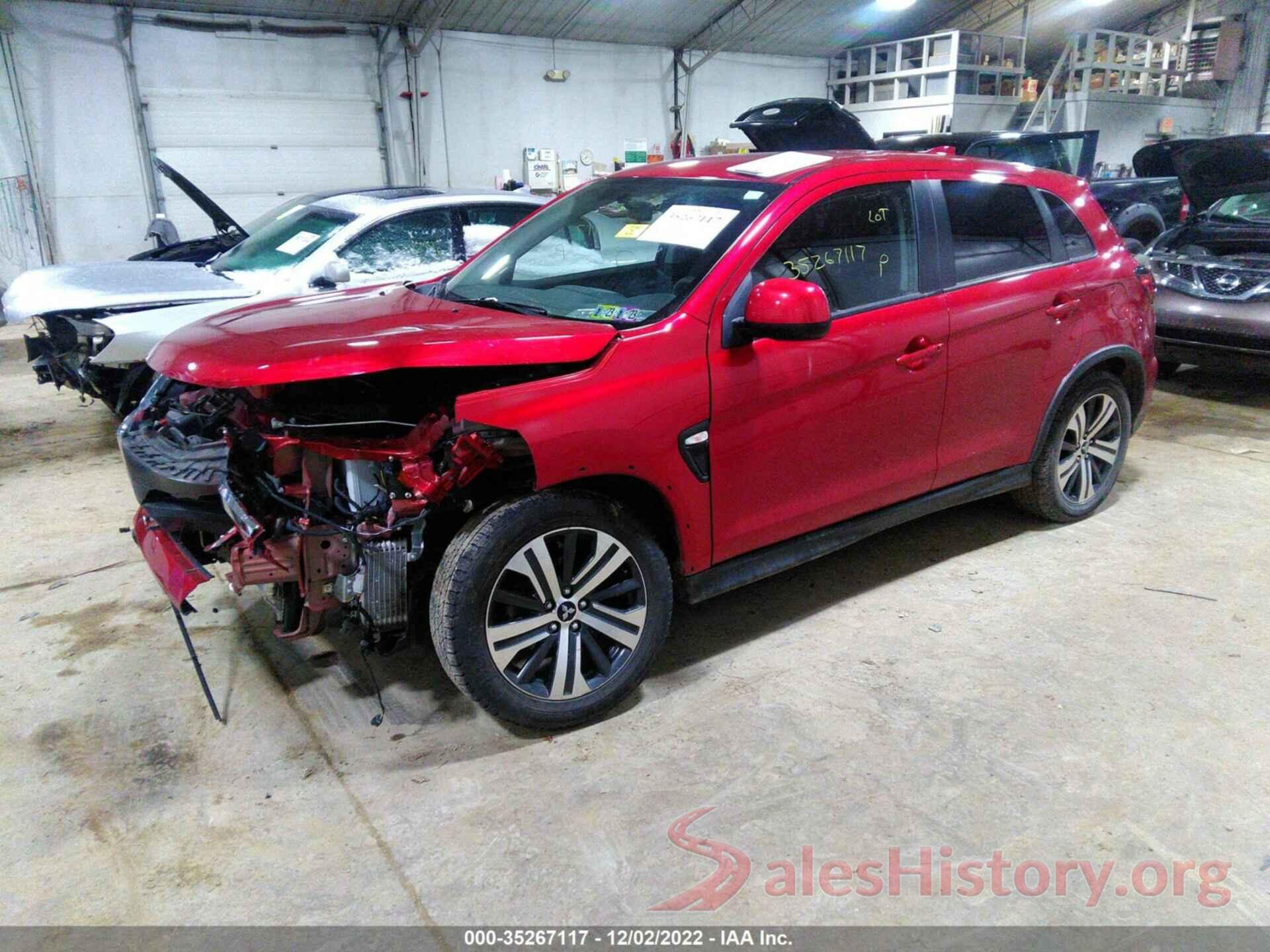 JA4AR3AU3LU009358 2020 MITSUBISHI OUTLANDER SPORT