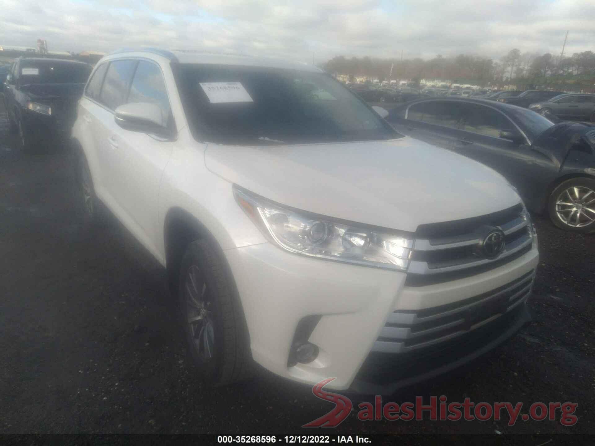 5TDJZRFH3KS623950 2019 TOYOTA HIGHLANDER