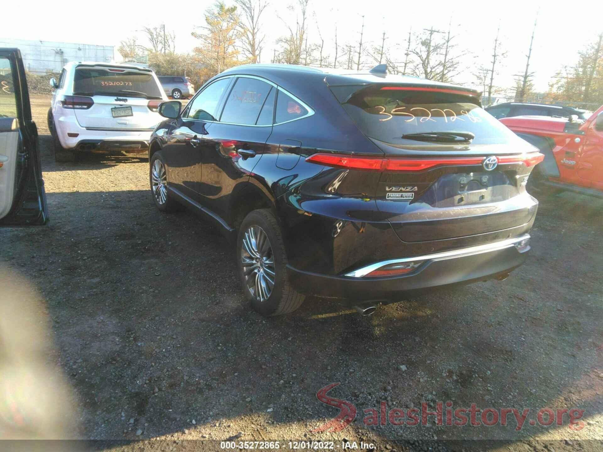 JTEAAAAH0MJ053871 2021 TOYOTA VENZA