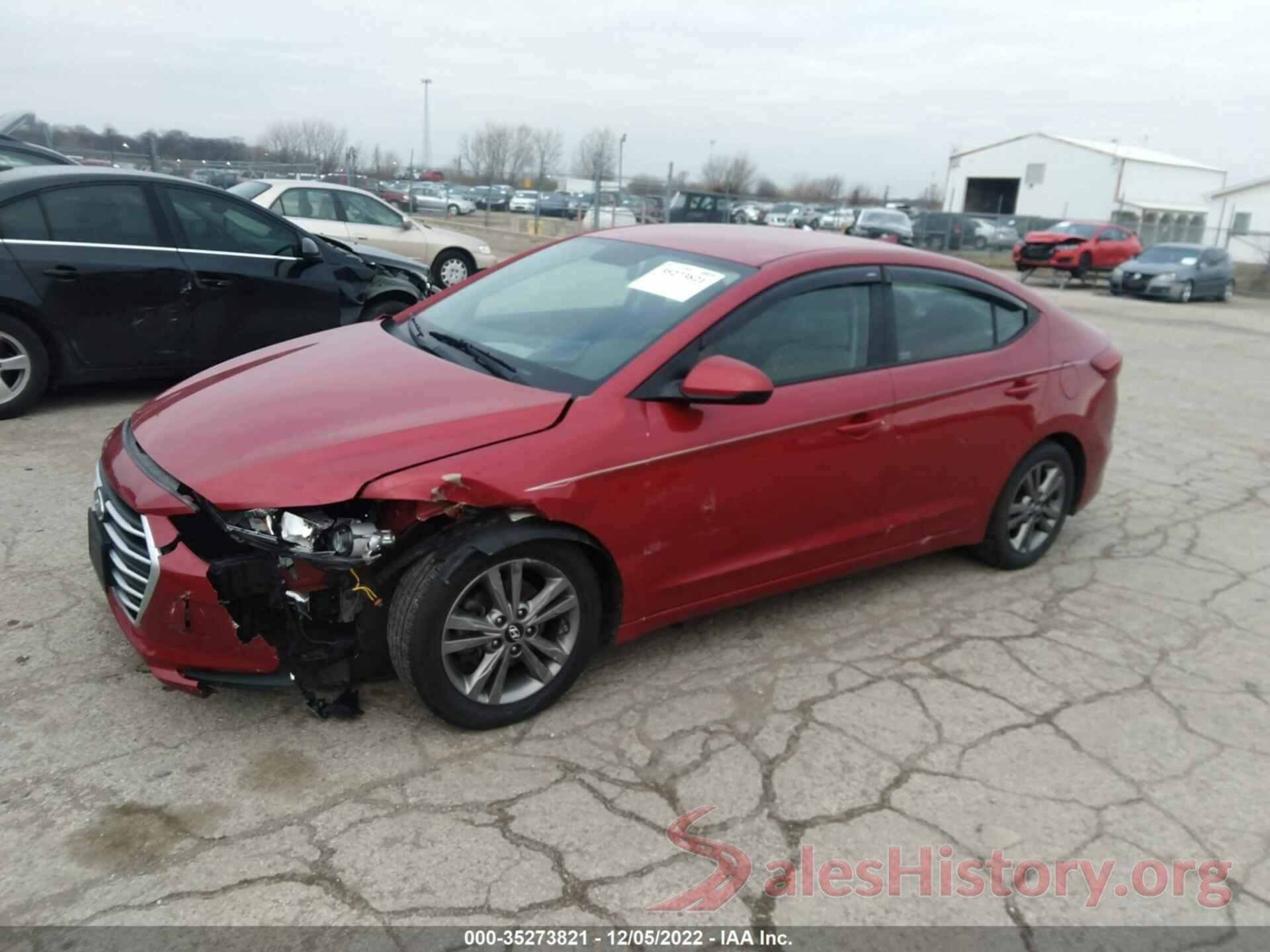 5NPD84LF3JH388993 2018 HYUNDAI ELANTRA