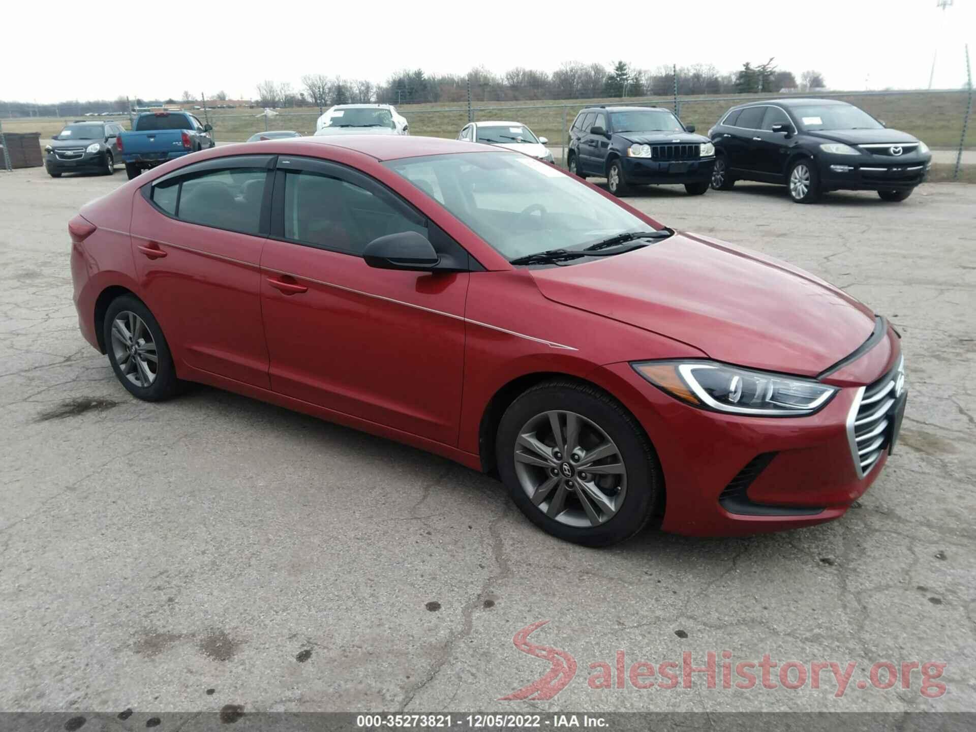 5NPD84LF3JH388993 2018 HYUNDAI ELANTRA