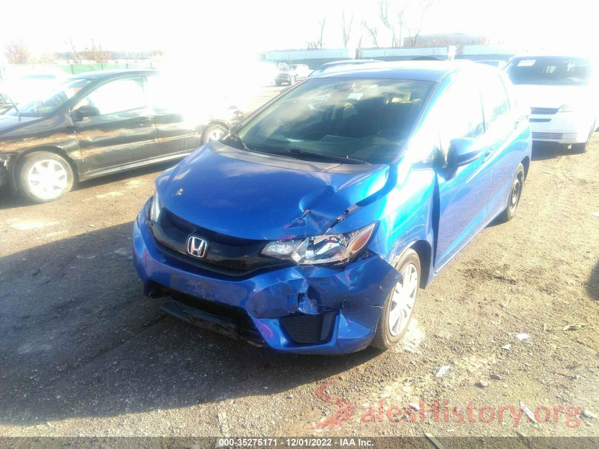 JHMGK5H55GS001499 2016 HONDA FIT