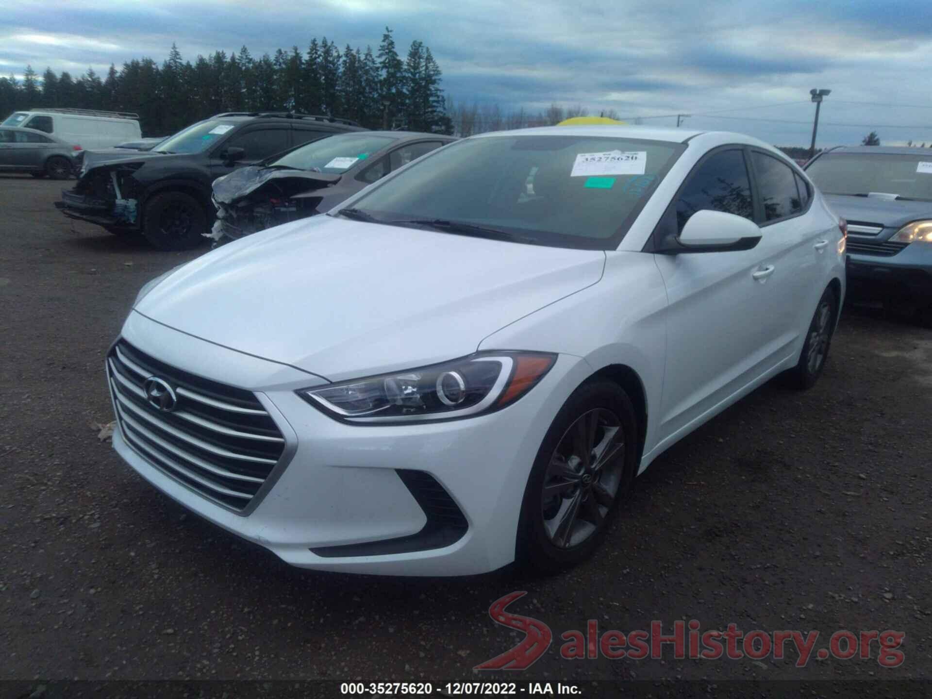 5NPD84LF0JH291766 2018 HYUNDAI ELANTRA