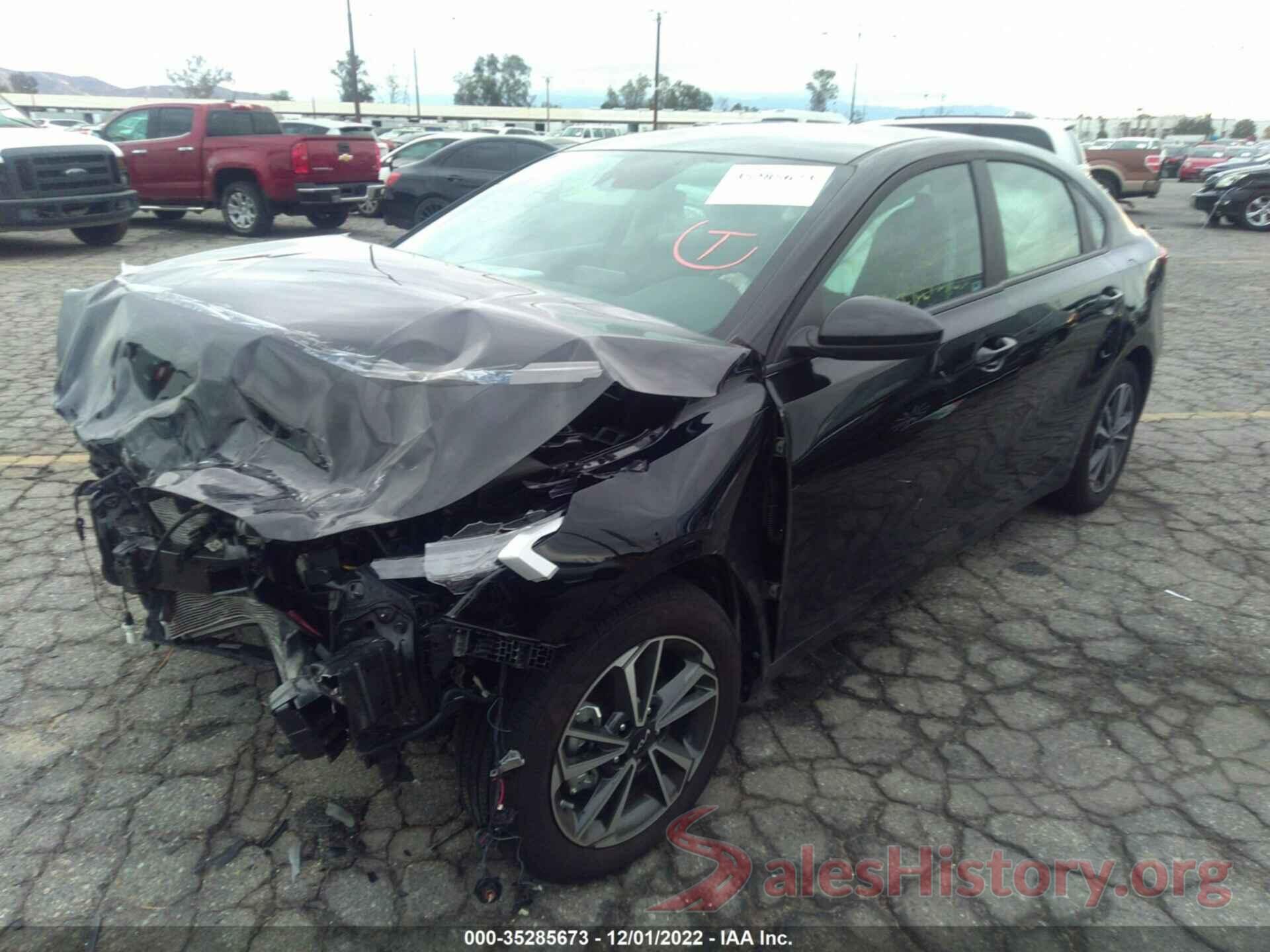 3KPF24AD8NE503528 2022 KIA FORTE