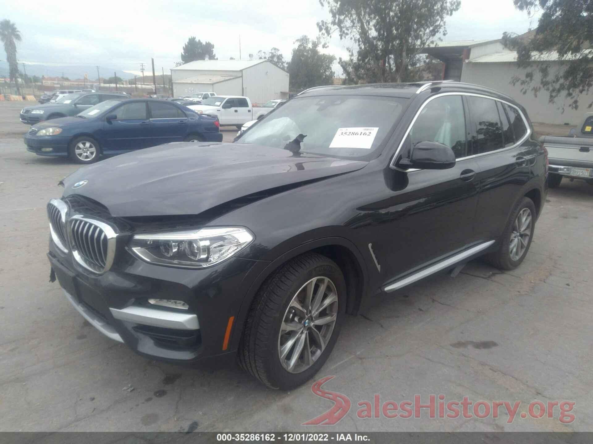 5UXTR9C51KLR05216 2019 BMW X3