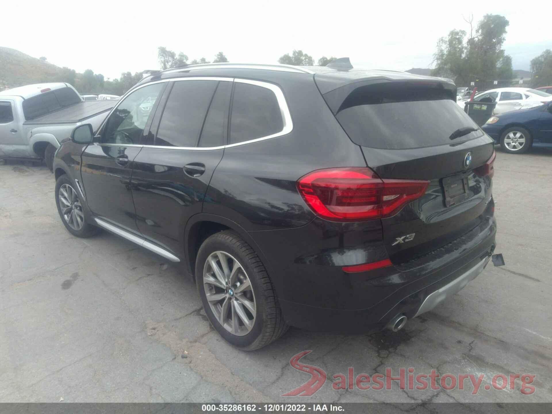 5UXTR9C51KLR05216 2019 BMW X3