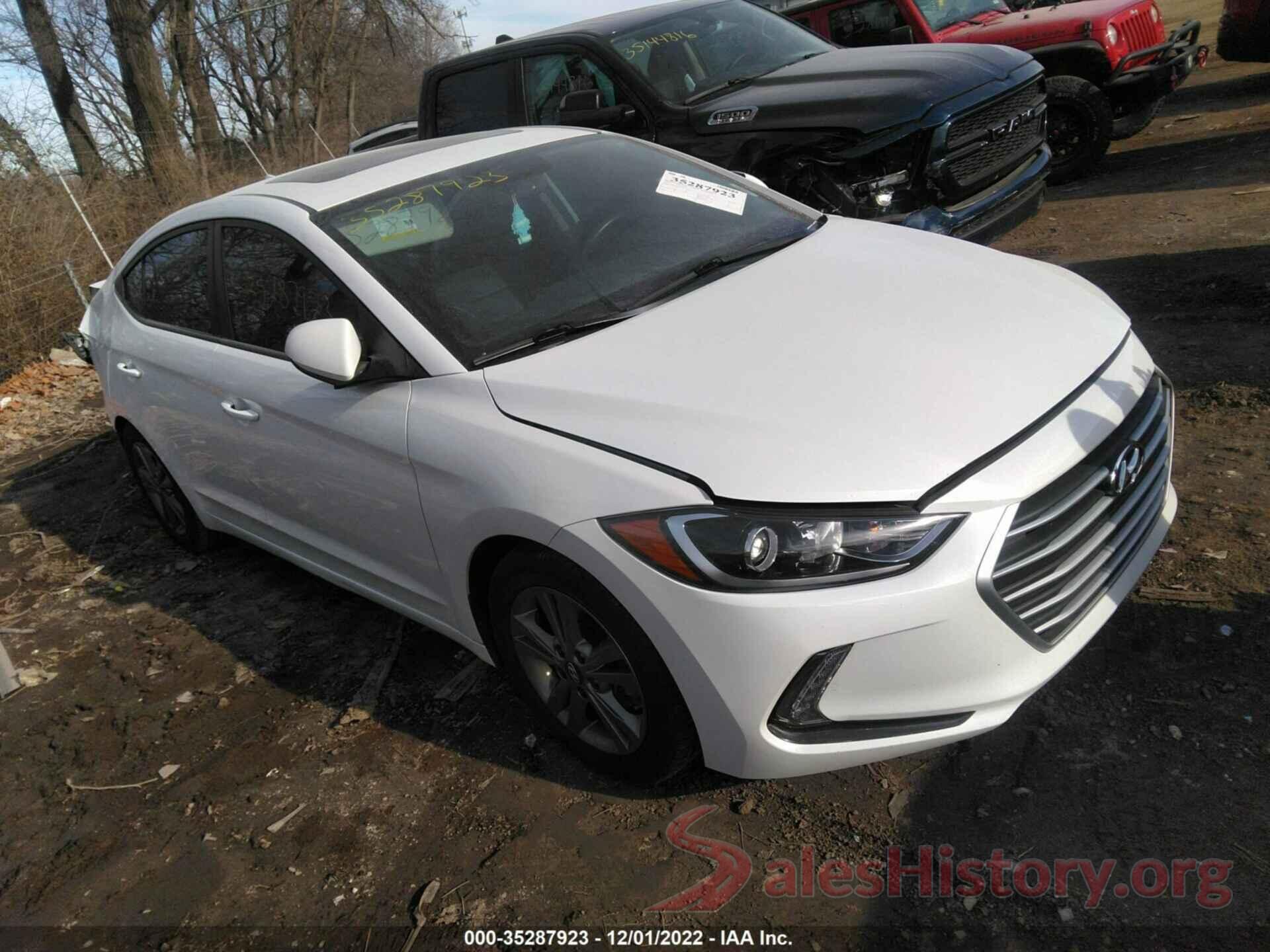 5NPD84LF7JH323533 2018 HYUNDAI ELANTRA