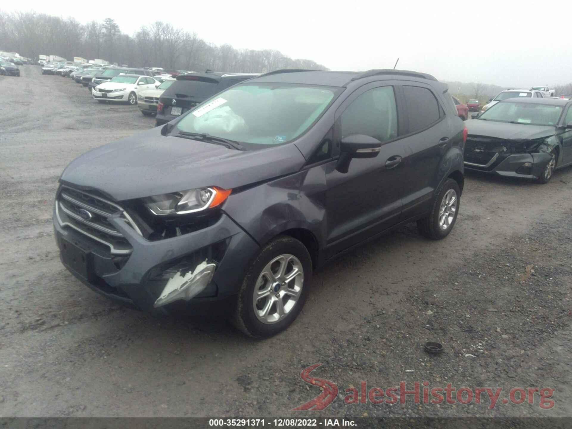 MAJ3S2GE1KC302327 2019 FORD ECOSPORT