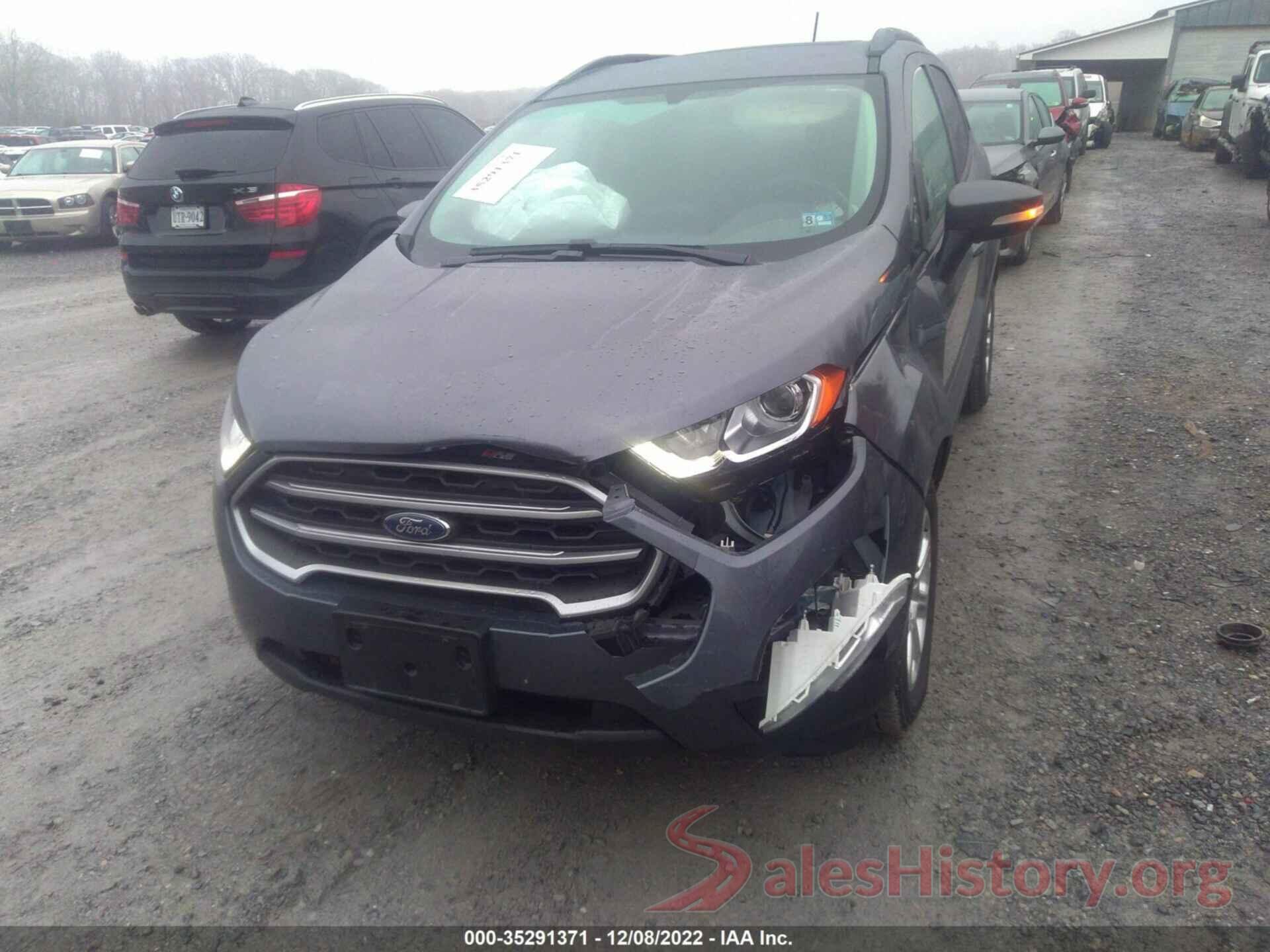 MAJ3S2GE1KC302327 2019 FORD ECOSPORT