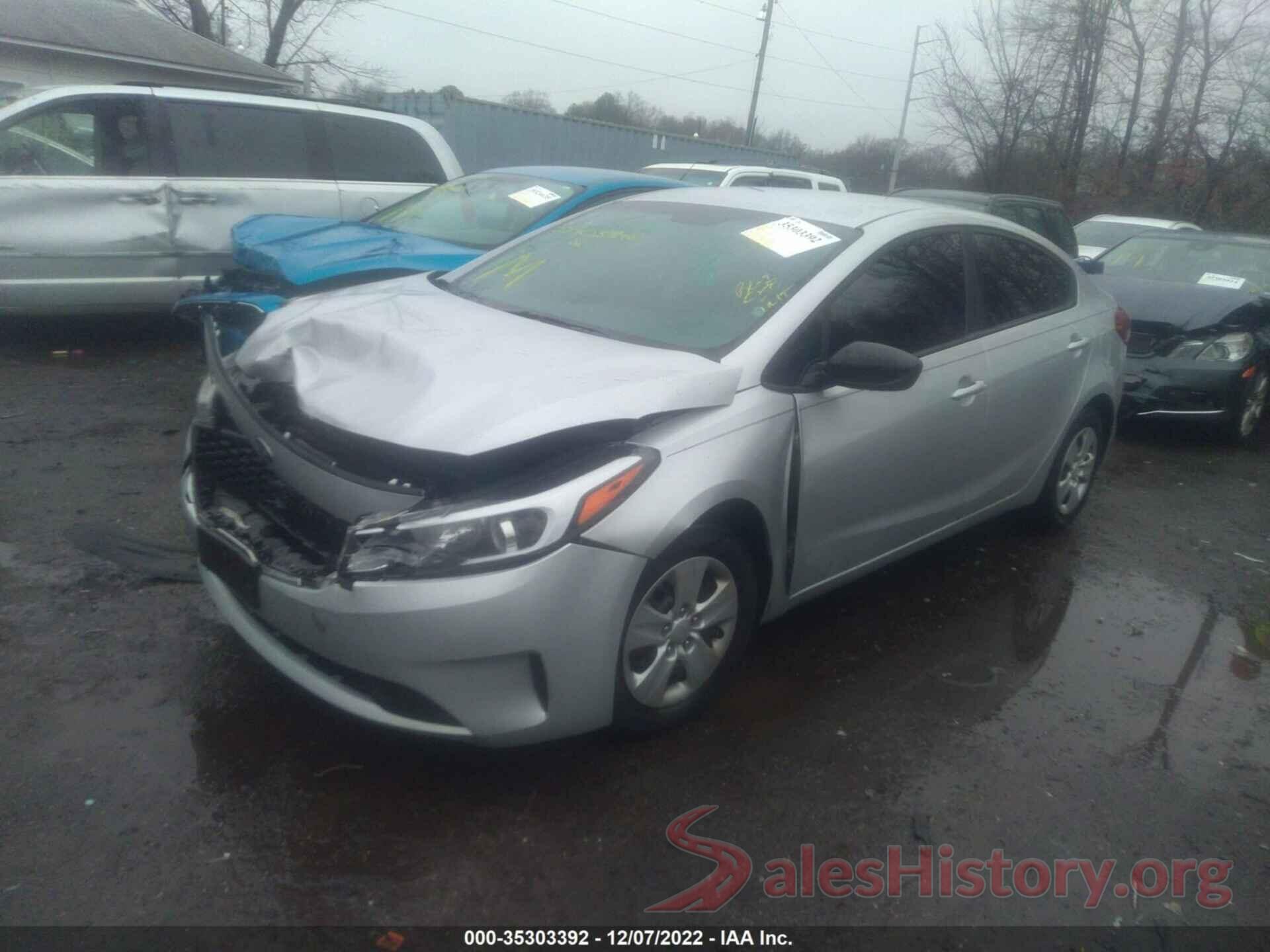 3KPFK4A78HE090007 2017 KIA FORTE