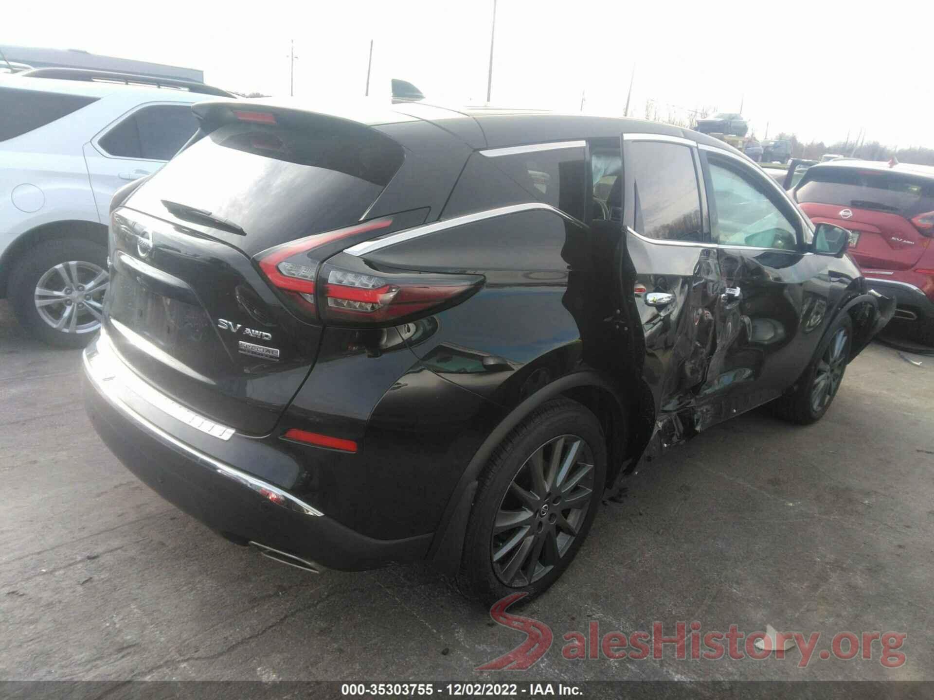 5N1AZ2BS3MC140208 2021 NISSAN MURANO