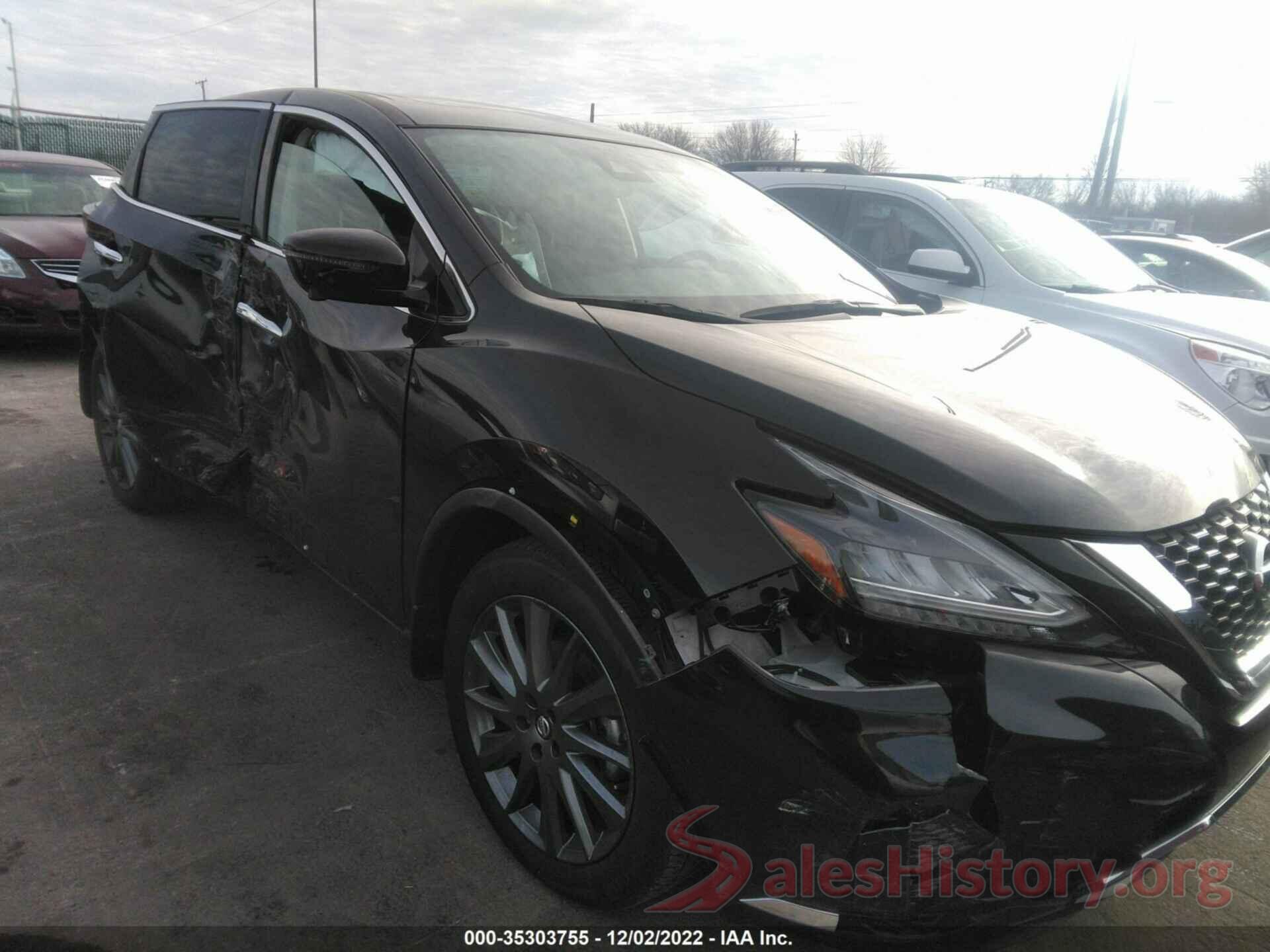 5N1AZ2BS3MC140208 2021 NISSAN MURANO