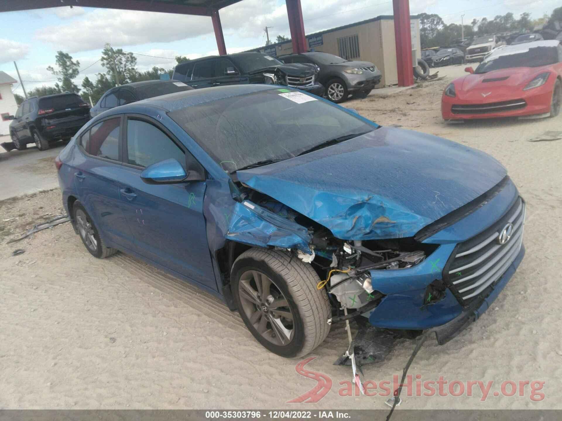 KMHD84LFXHU377615 2017 HYUNDAI ELANTRA