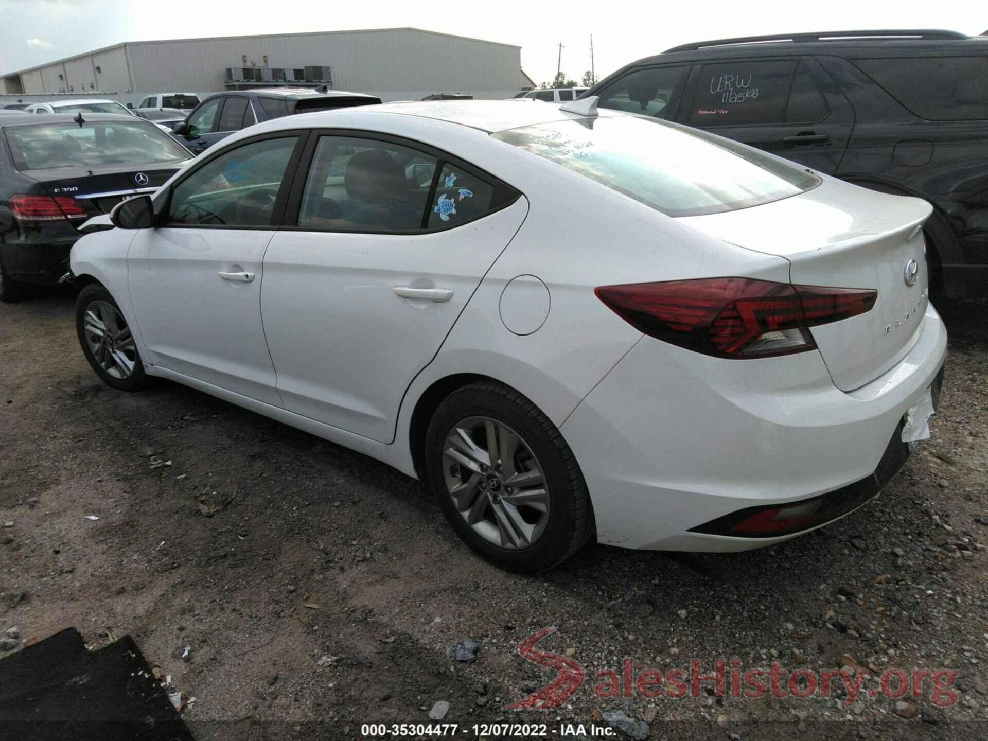 5NPD84LFXKH459009 2019 HYUNDAI ELANTRA