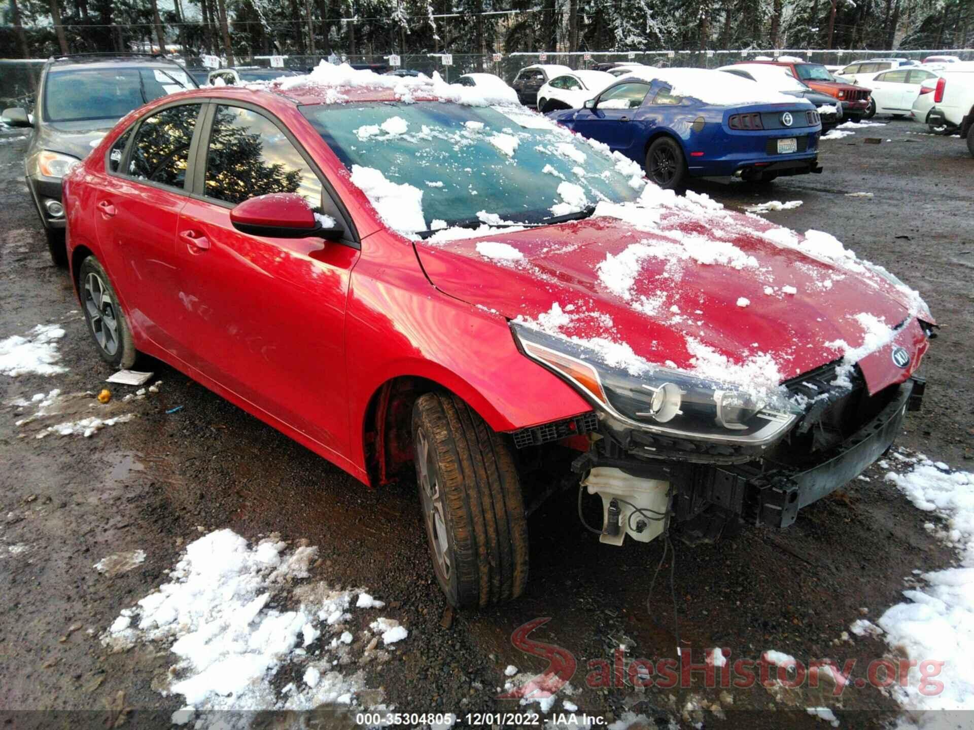 3KPF24AD0KE068872 2019 KIA FORTE