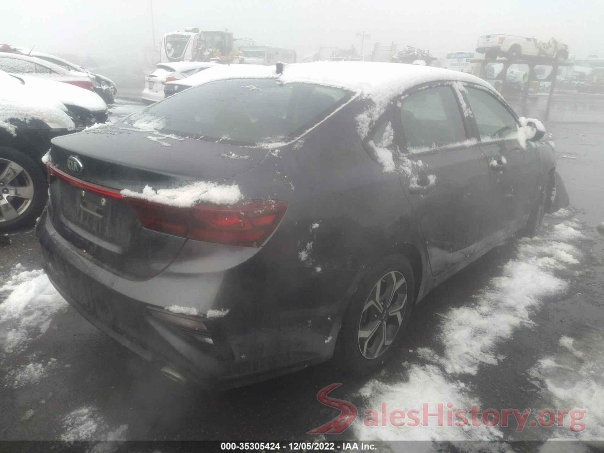 3KPF24AD8KE126758 2019 KIA FORTE