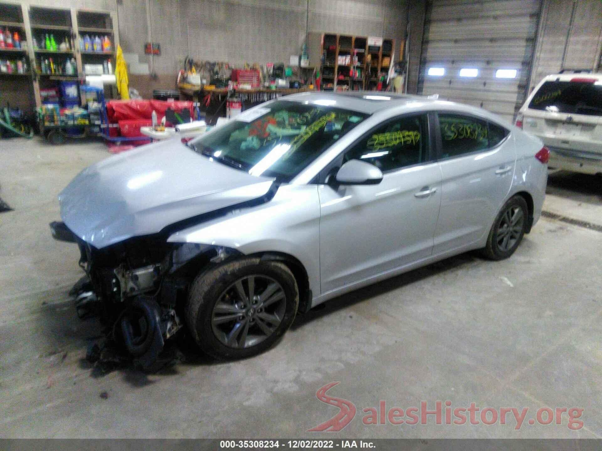 5NPD84LF2JH241189 2018 HYUNDAI ELANTRA